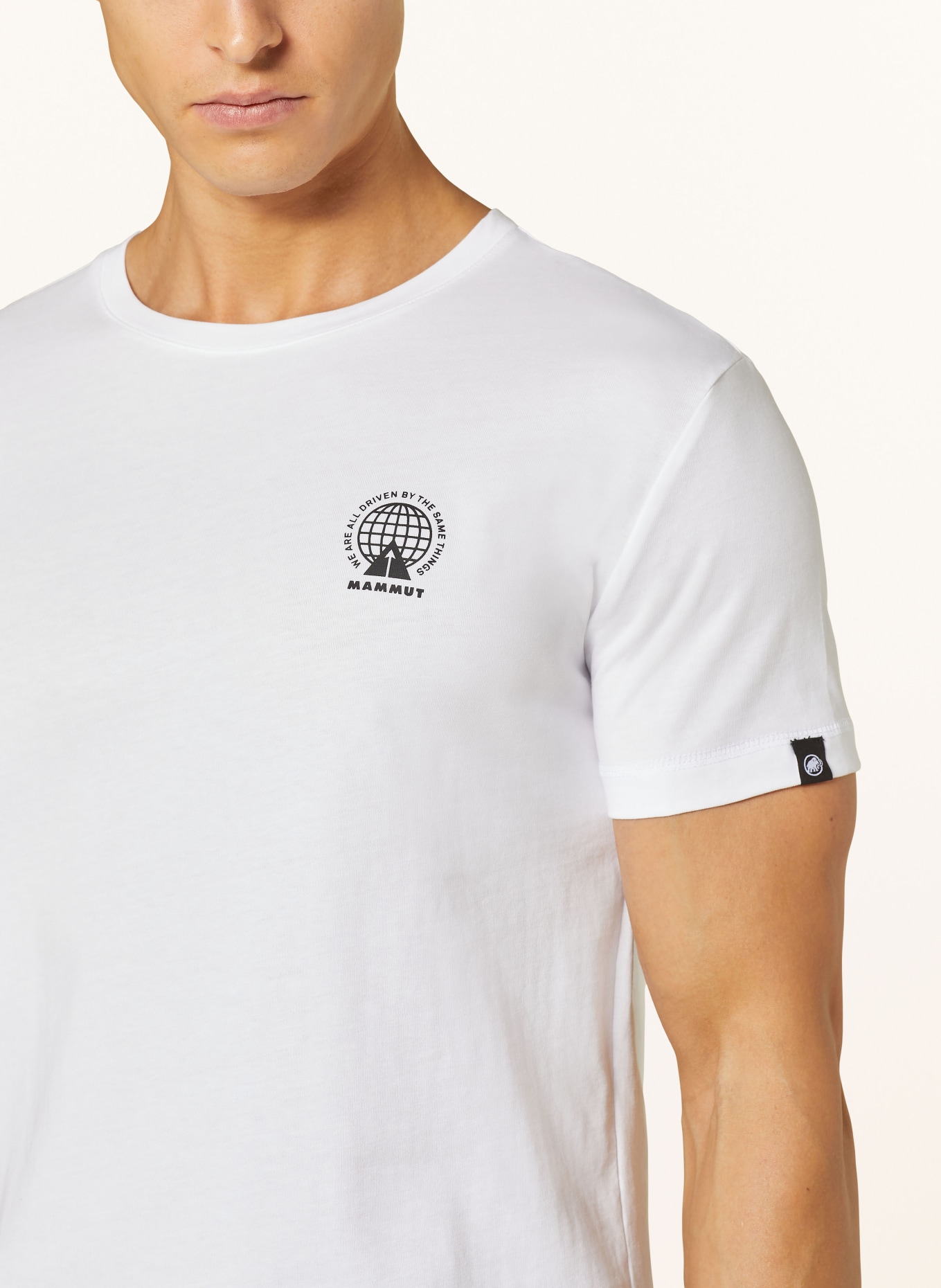 MAMMUT T-shirt MASSONE, Color: WHITE (Image 4)