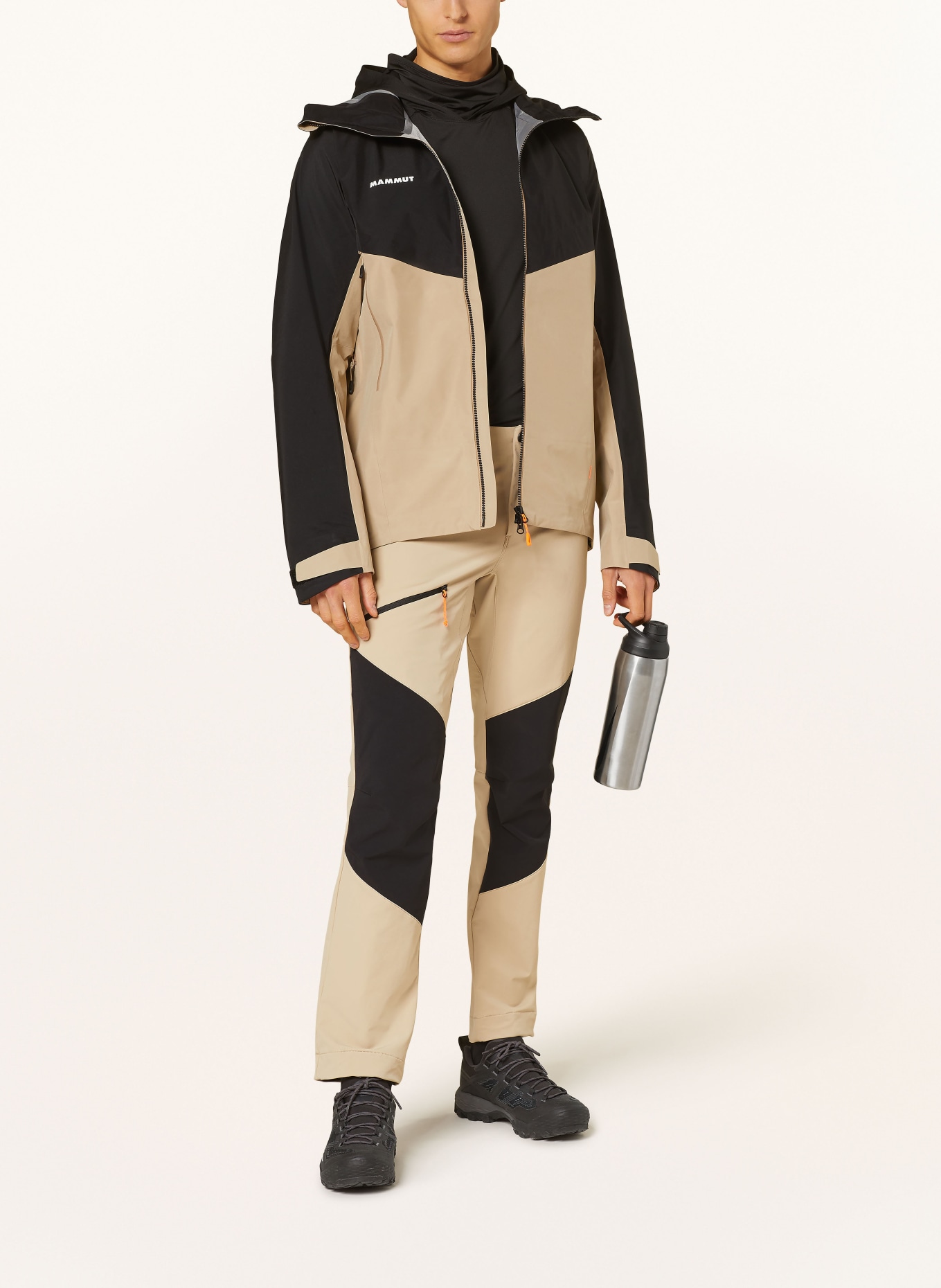 MAMMUT Hardshell jacket CRATER IV HS, Color: BEIGE/ BLACK (Image 2)