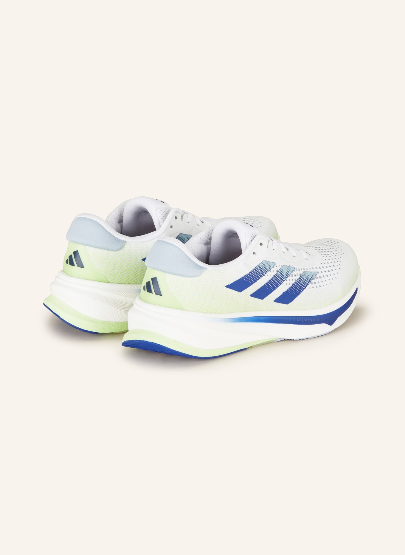 adidas Running shoes SUPERNOVA RISE, Color: WHITE/ BLUE/ NEON GREEN (Image 2)