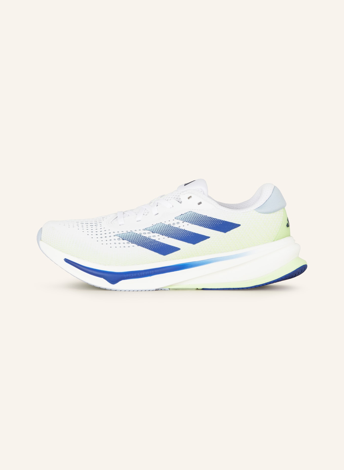 adidas Running shoes SUPERNOVA RISE, Color: WHITE/ BLUE/ NEON GREEN (Image 4)