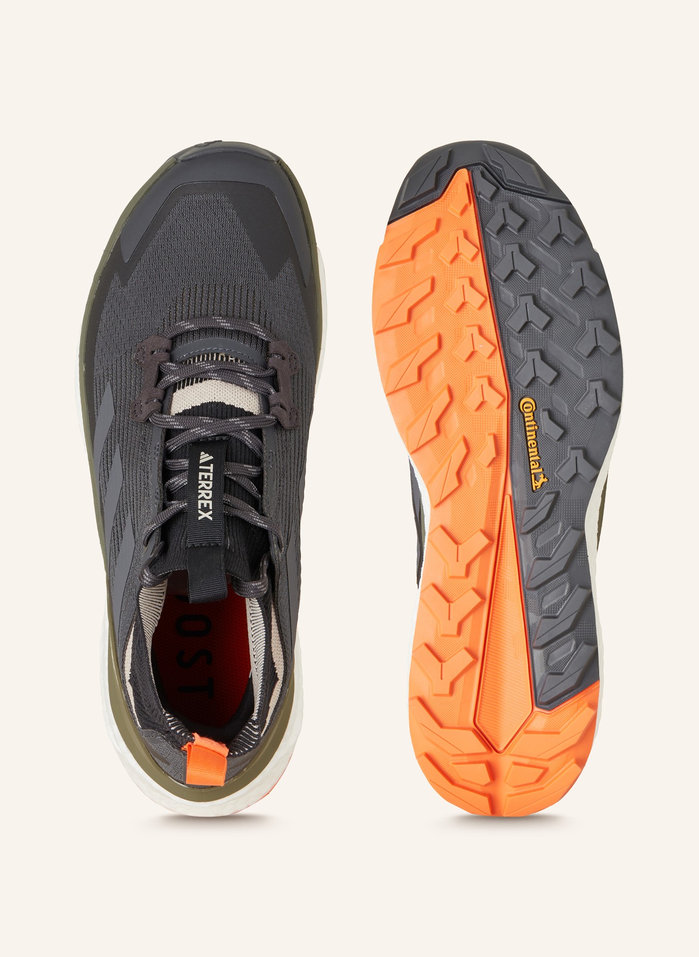 adidas TERREX Trekking shoes TERREX FREE HIKER 2, Color: BLACK/ DARK GRAY/ KHAKI (Image 5)