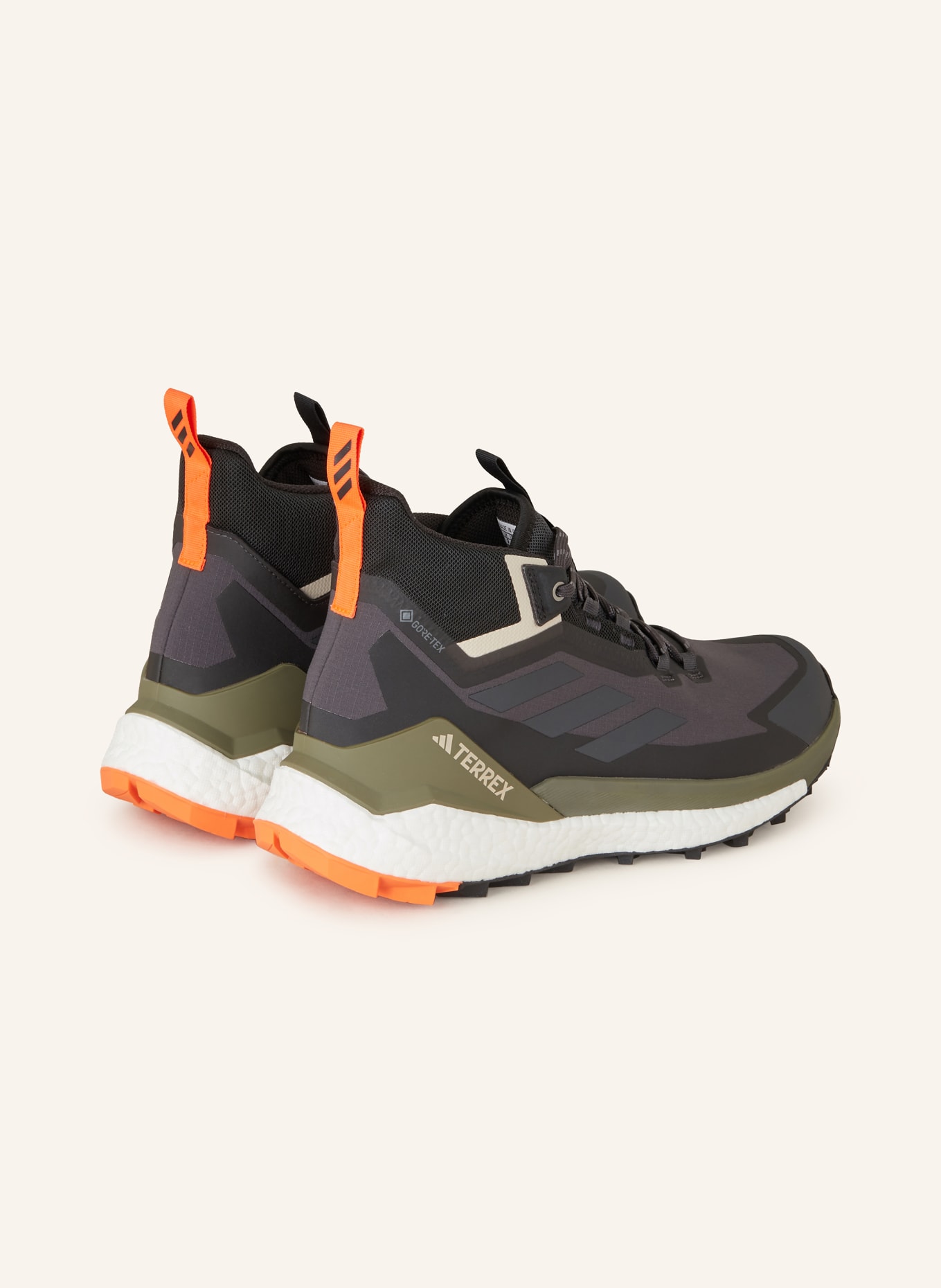 adidas TERREX Trekking shoes TERREX FREE HIKER 2 GTX, Color: BLACK/ DARK GRAY/ KHAKI (Image 2)