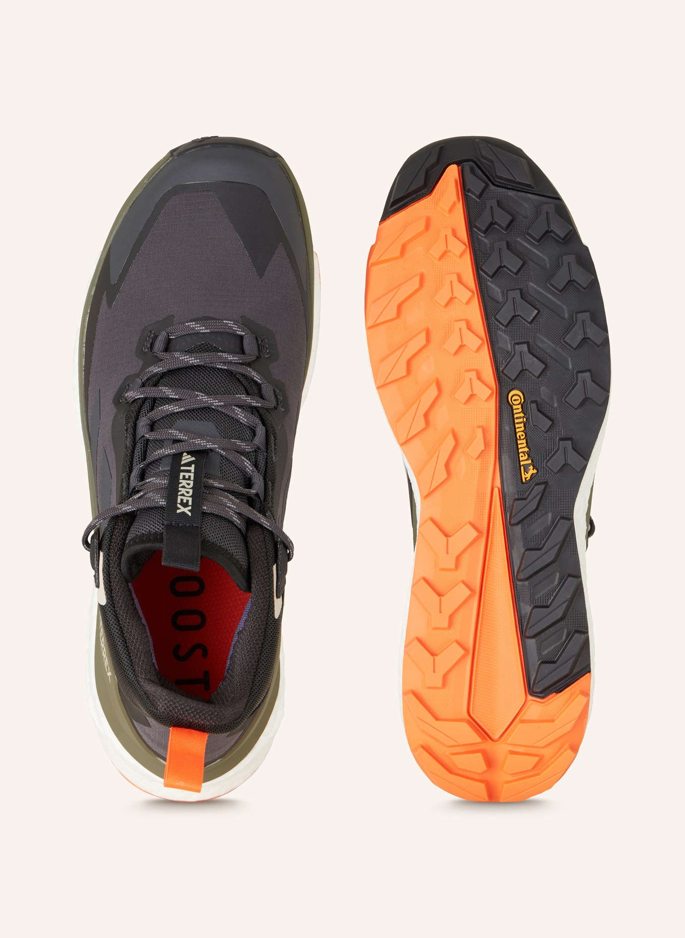 adidas TERREX Trekking shoes TERREX FREE HIKER 2 GTX, Color: BLACK/ DARK GRAY/ KHAKI (Image 5)