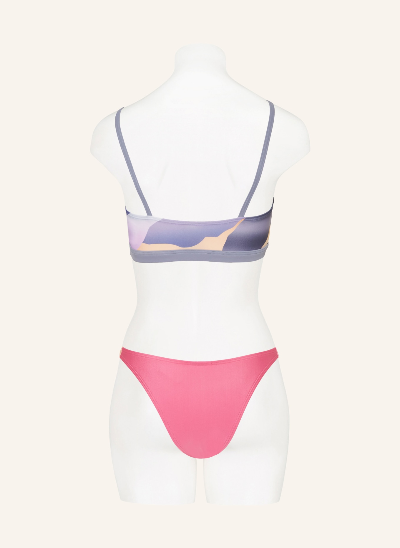 adidas Bustier-Bikini CE CAMO, Farbe: PINK/ BLAUGRAU/ HELLLILA (Bild 3)