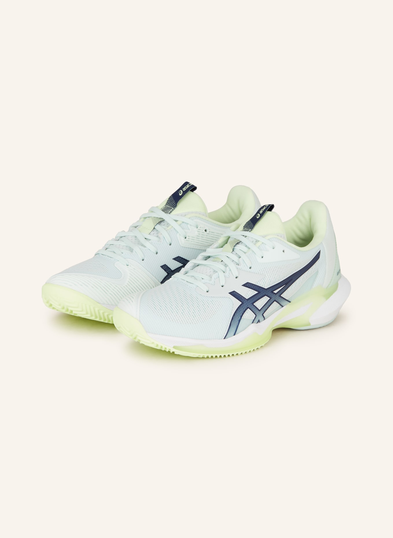 ASICS Tennis shoes SOLUTION SPEED FF 3 CLAY, Color: MINT/ LIGHT GREEN/ DARK BLUE (Image 1)