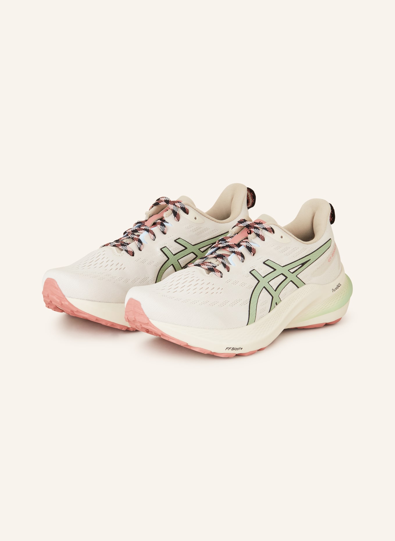 ASICS Running shoes GT-2000 12 TR, Color: WHITE/ MINT (Image 1)