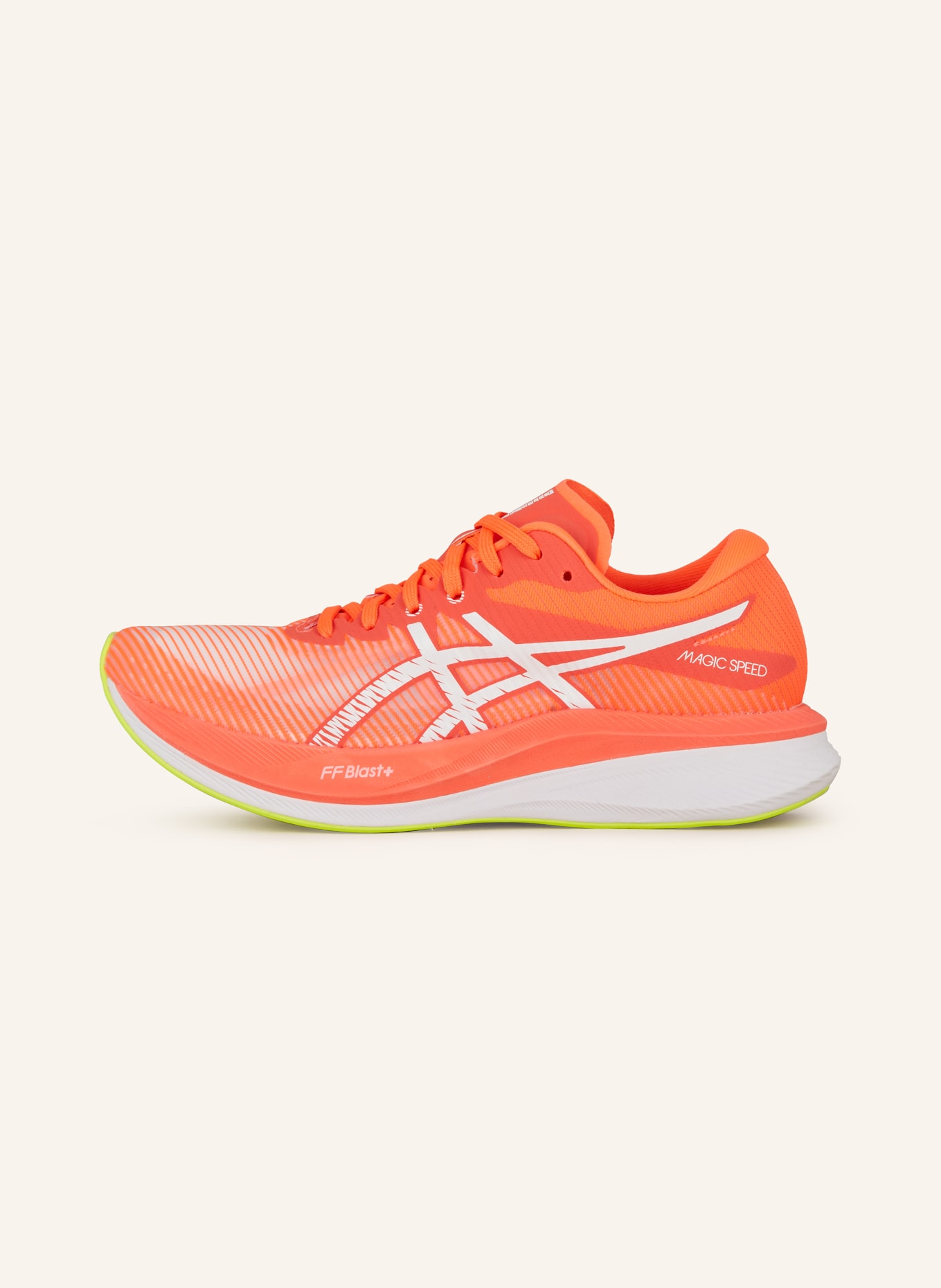 ASICS Running shoes MAGIC SPEED 3, Color: NEON RED/ WHITE (Image 4)
