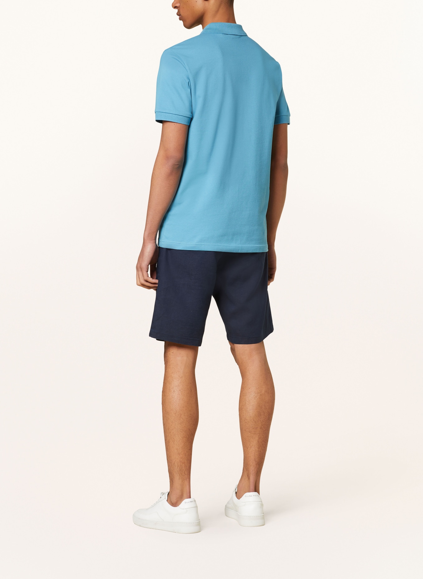 BOSS Piqué-Poloshirt PASSENGER Slim Fit, Farbe: BLAU (Bild 3)