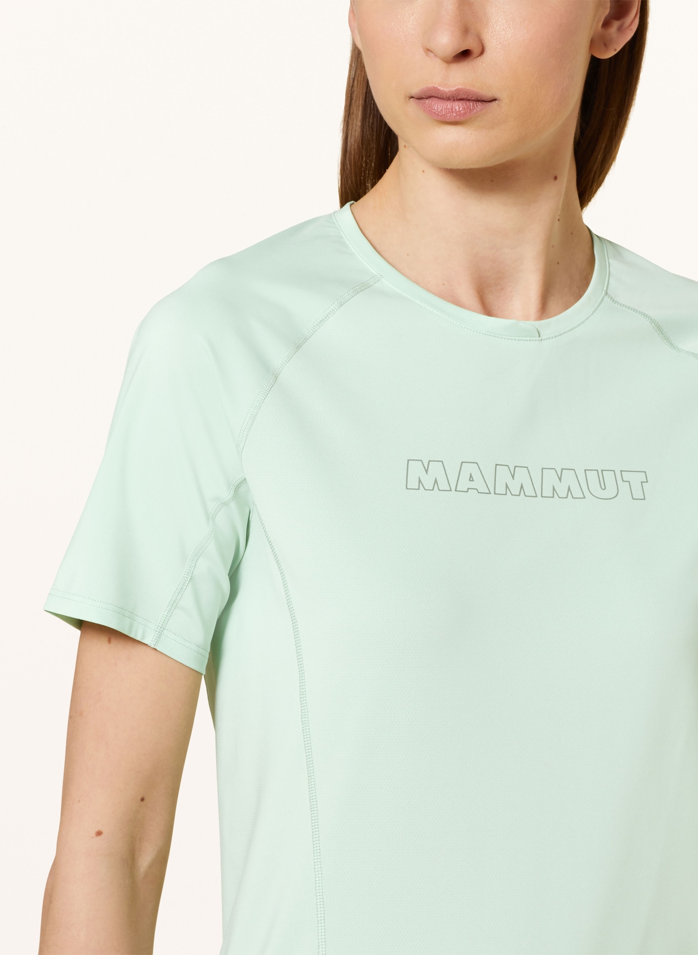 MAMMUT T-shirt SELUN, Color: MINT (Image 4)