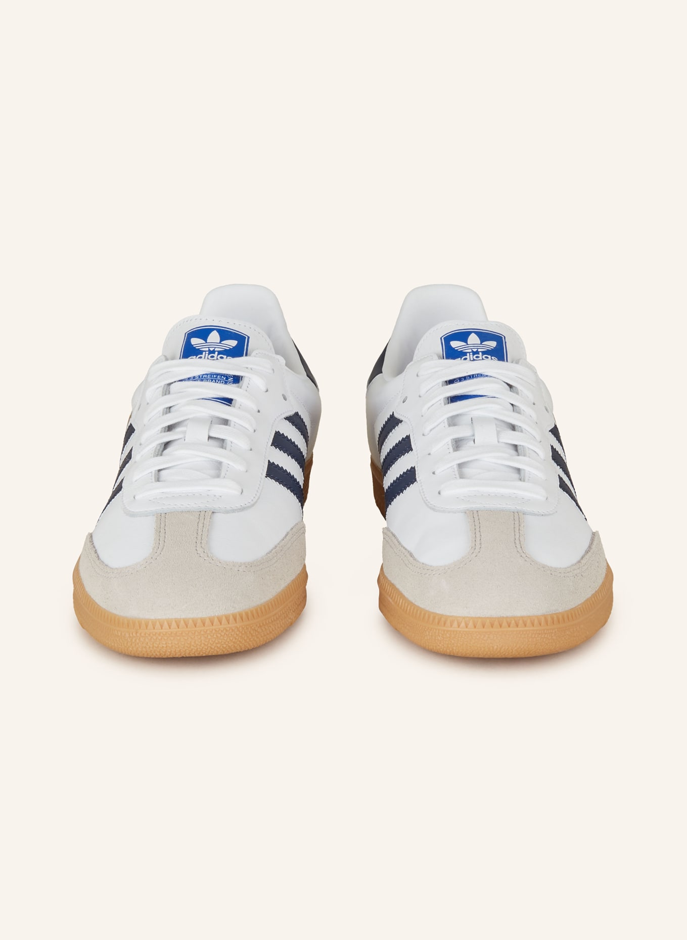 adidas Originals Sneaker SAMBA OG, Farbe: WEISS/ HELLGRAU/ SCHWARZ (Bild 3)
