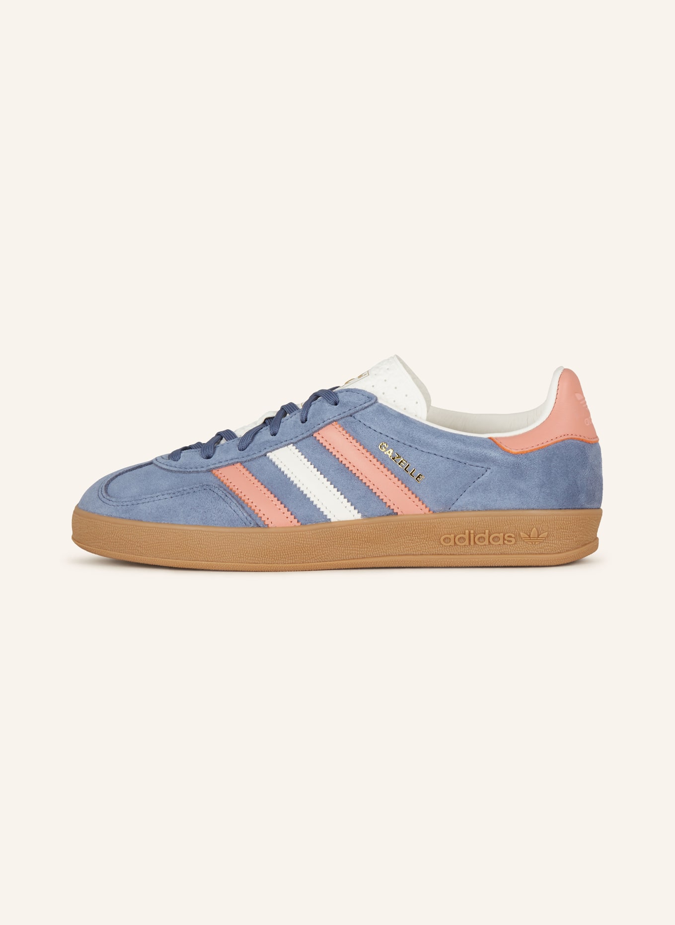 adidas Originals Sneaker GAZELLE INDOOR, Farbe: BLAU/ WEISS/ ROSÉ (Bild 4)