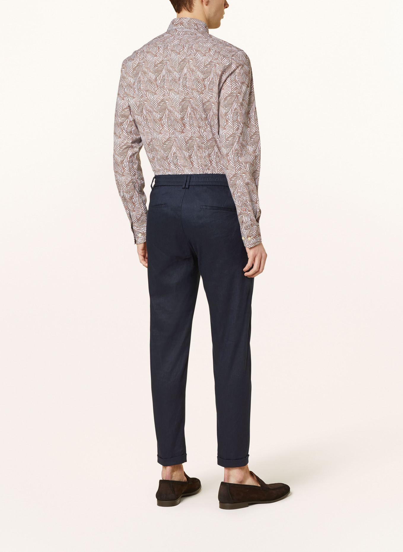 CINQUE Suit trousers CISAND extra slim fit with linen, Color: 69 DUNKELBLAU (Image 4)