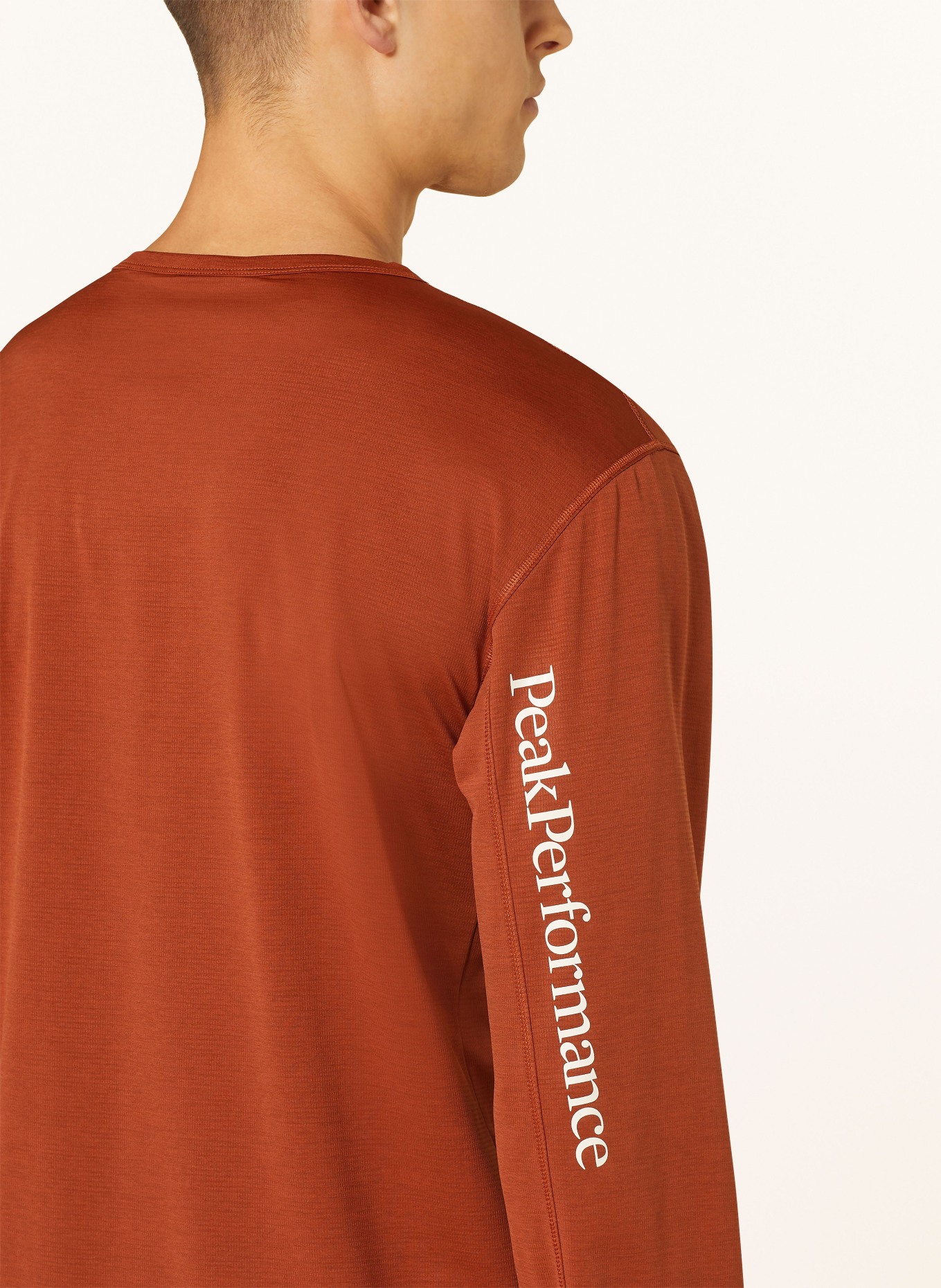 Peak Performance Long sleeve shirt TRAIL, Color: COGNAC (Image 4)