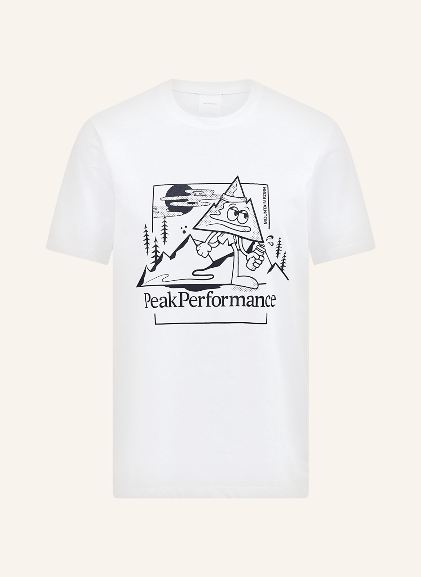 Peak Performance T-shirt, Kolor: BIAŁY/ CZARNY (Obrazek 1)