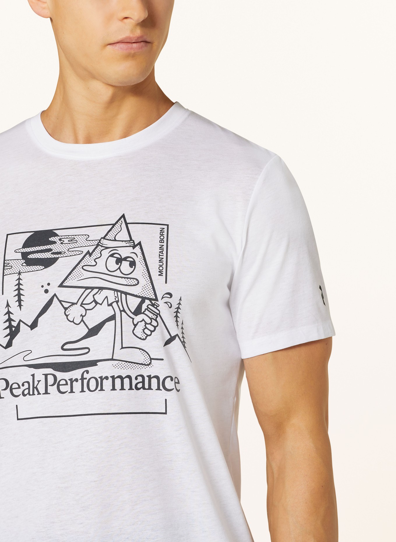 Peak Performance T-shirt, Color: WHITE/ BLACK (Image 4)
