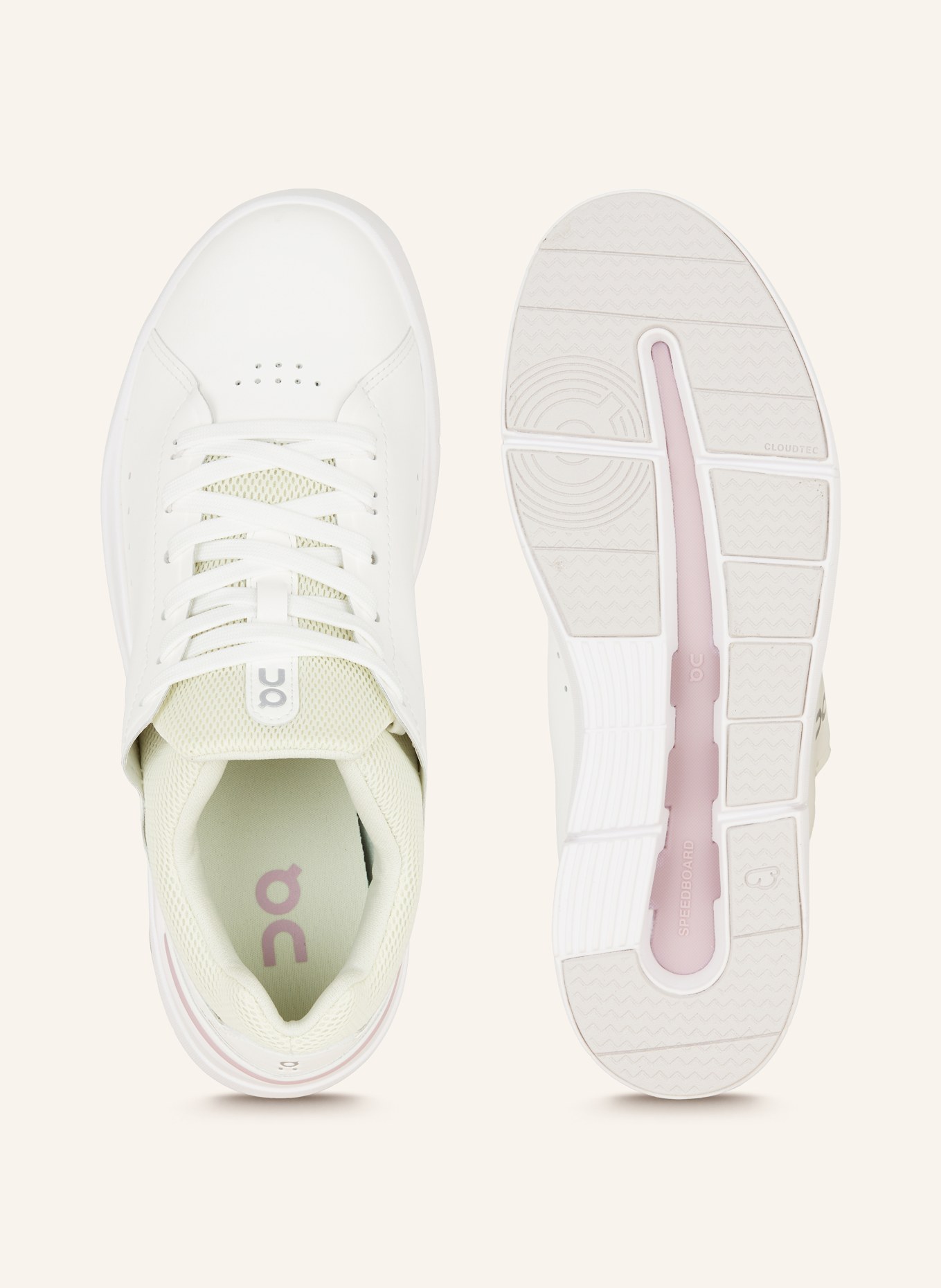 On Sneakers THE ROGER ADVANTAGE, Color: WHITE/ LIGHT GREEN/ LIGHT PURPLE (Image 5)