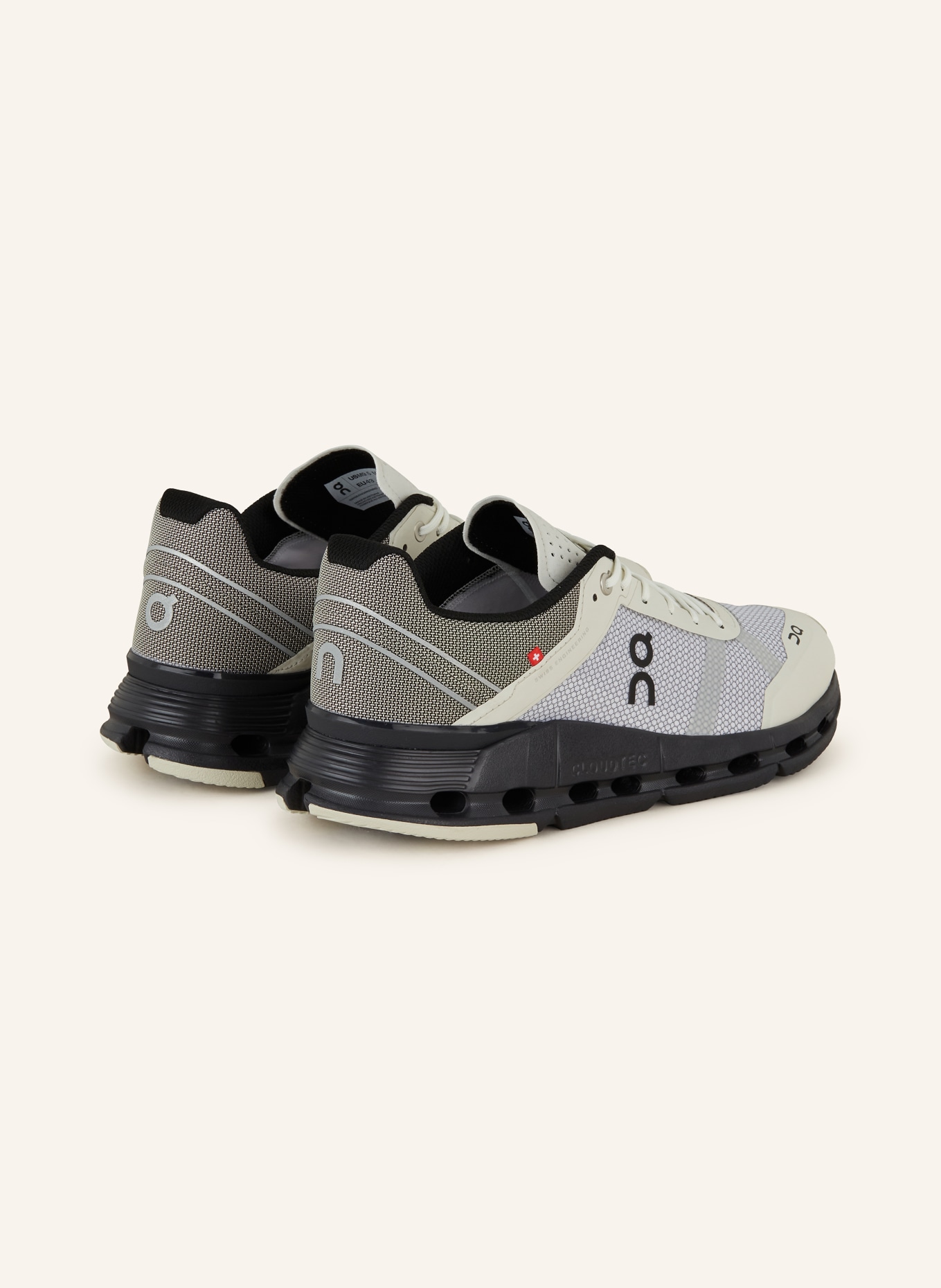 On Sneakers CLOUDNOVA Z5 RUSH, Color: BLACK/ WHITE (Image 2)