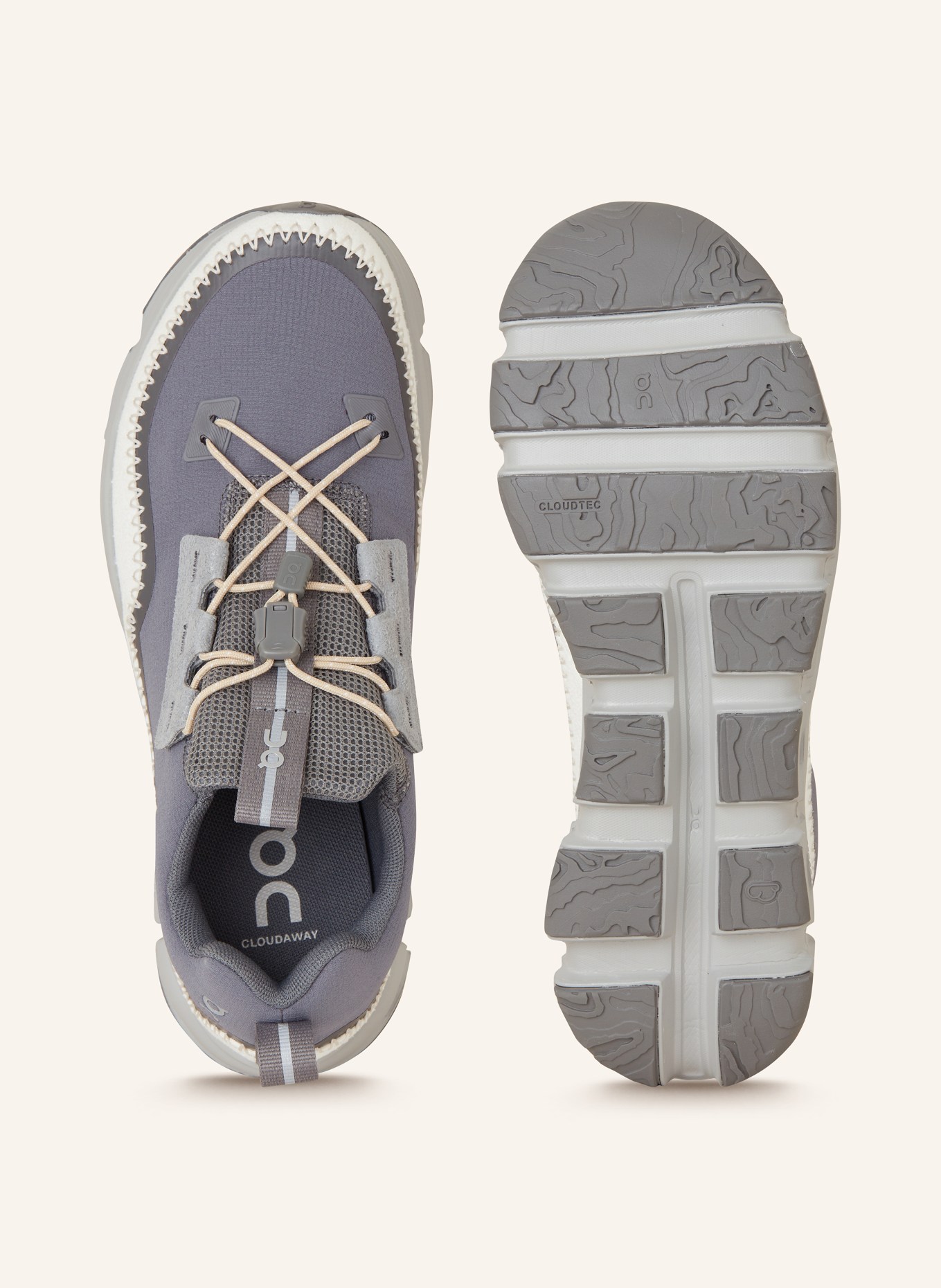 On Sneakers CLOUDAWAY, Color: GRAY (Image 5)