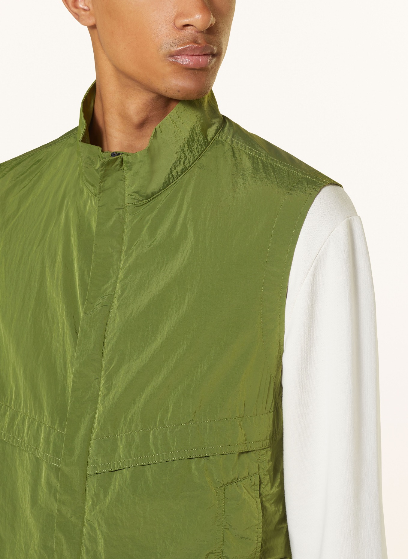 PAUL & SHARK Vest, Color: OLIVE (Image 4)
