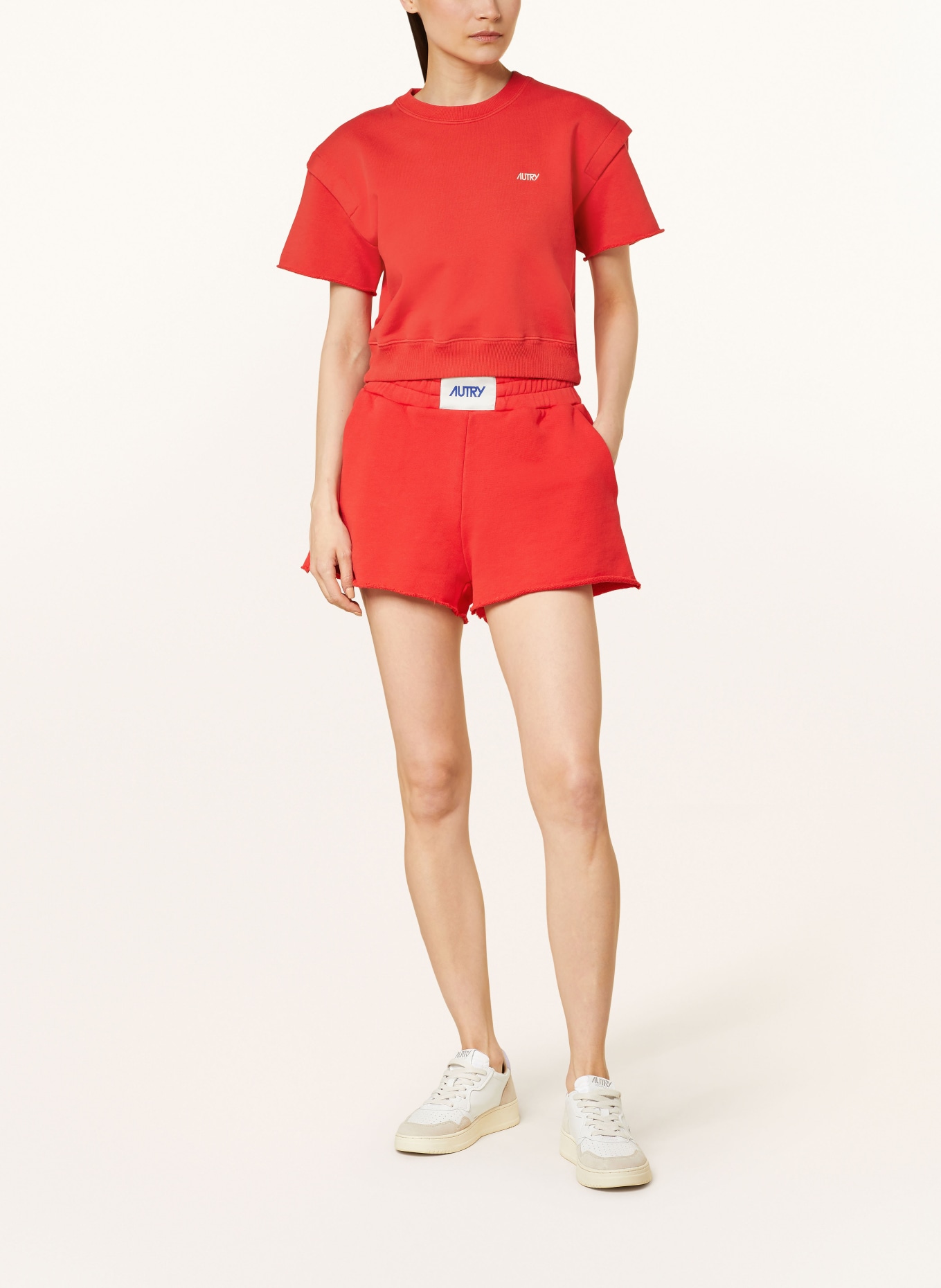 AUTRY Sweat shorts, Color: RED (Image 2)