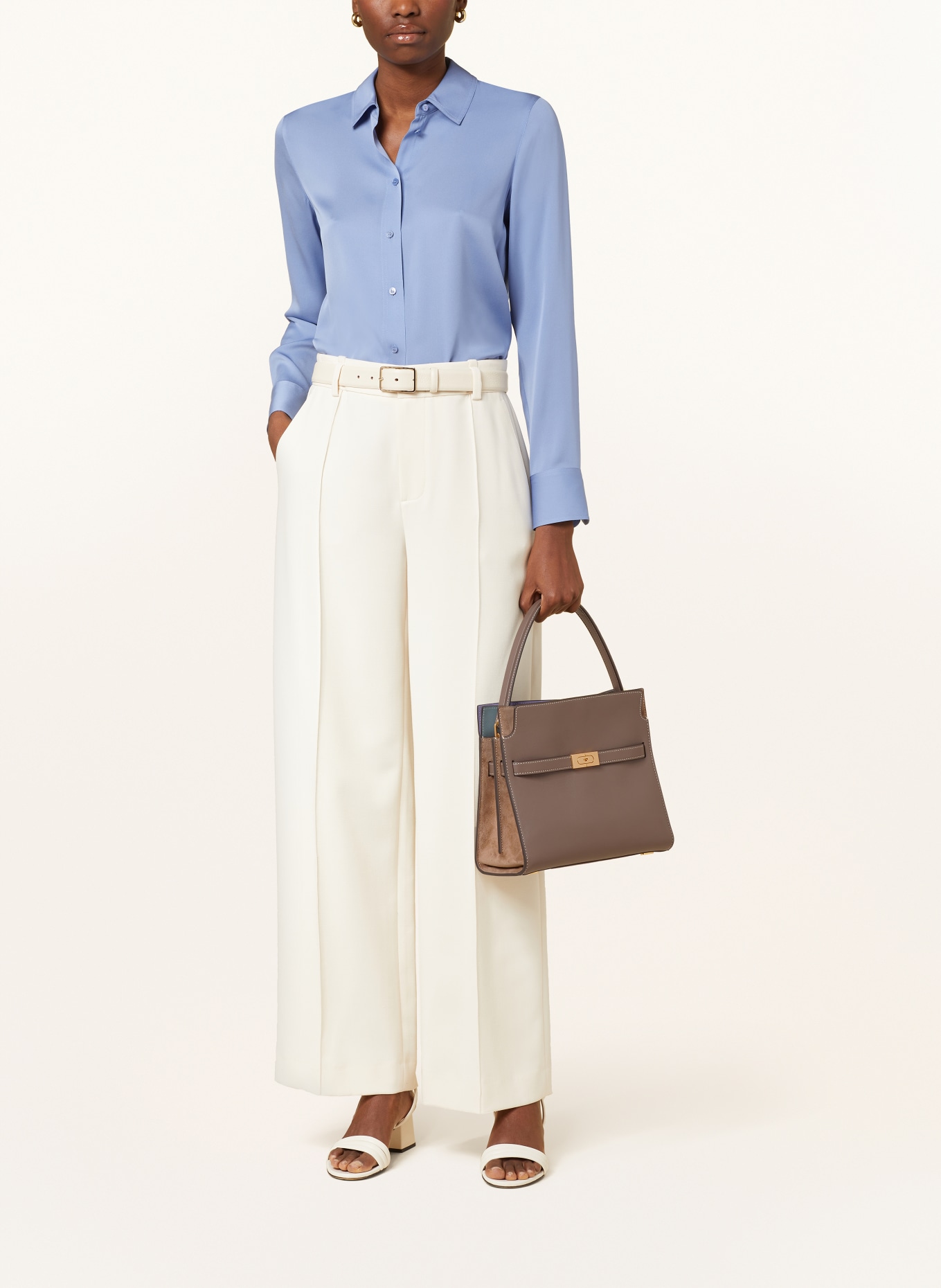 TORY BURCH Handbag LEE RADZIWILL SMALL, Color: TAUPE/ BLUE GRAY (Image 5)