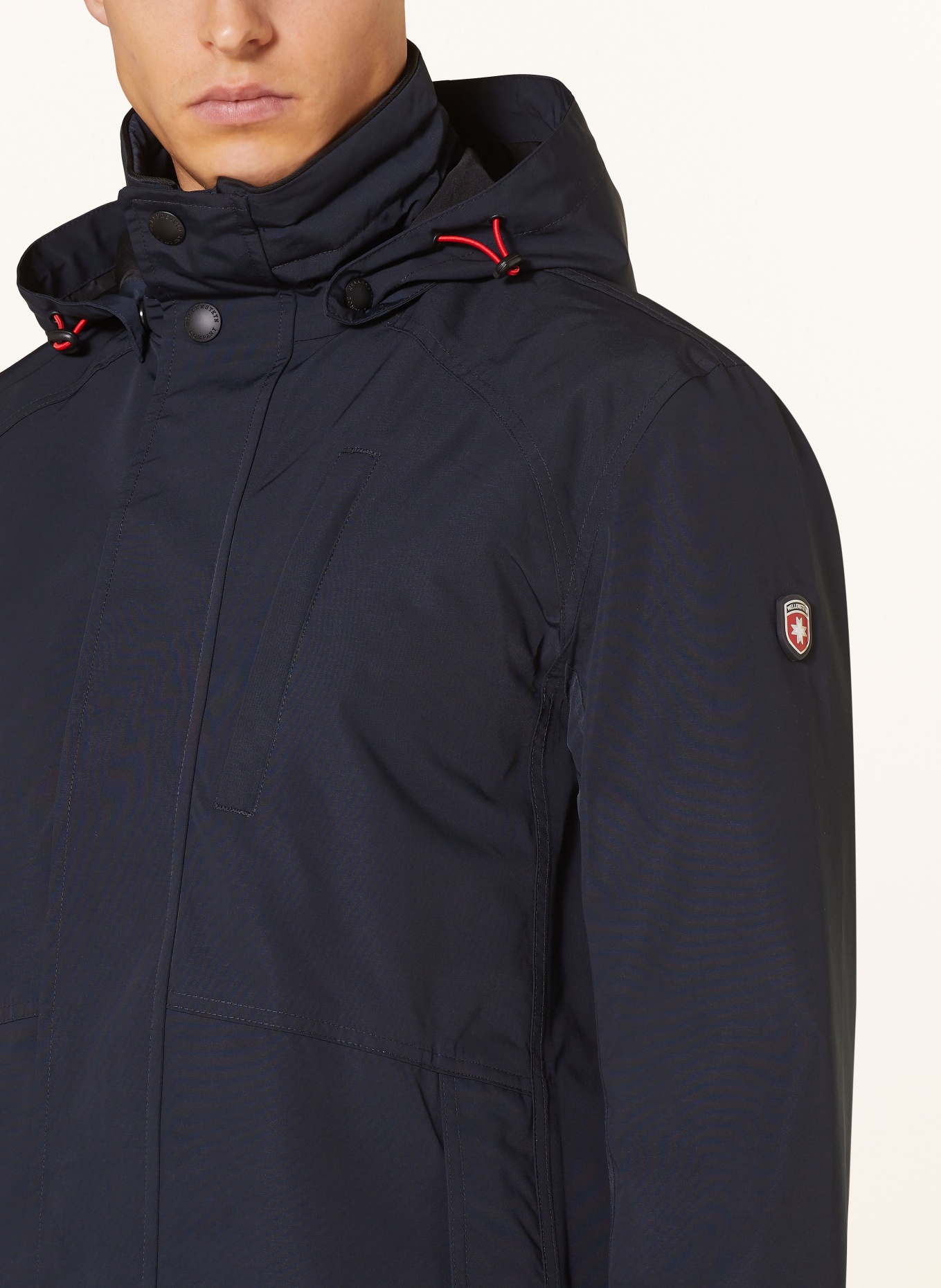 WELLENSTEYN Jacket TIROL with removable hood, Color: DARK BLUE (Image 5)