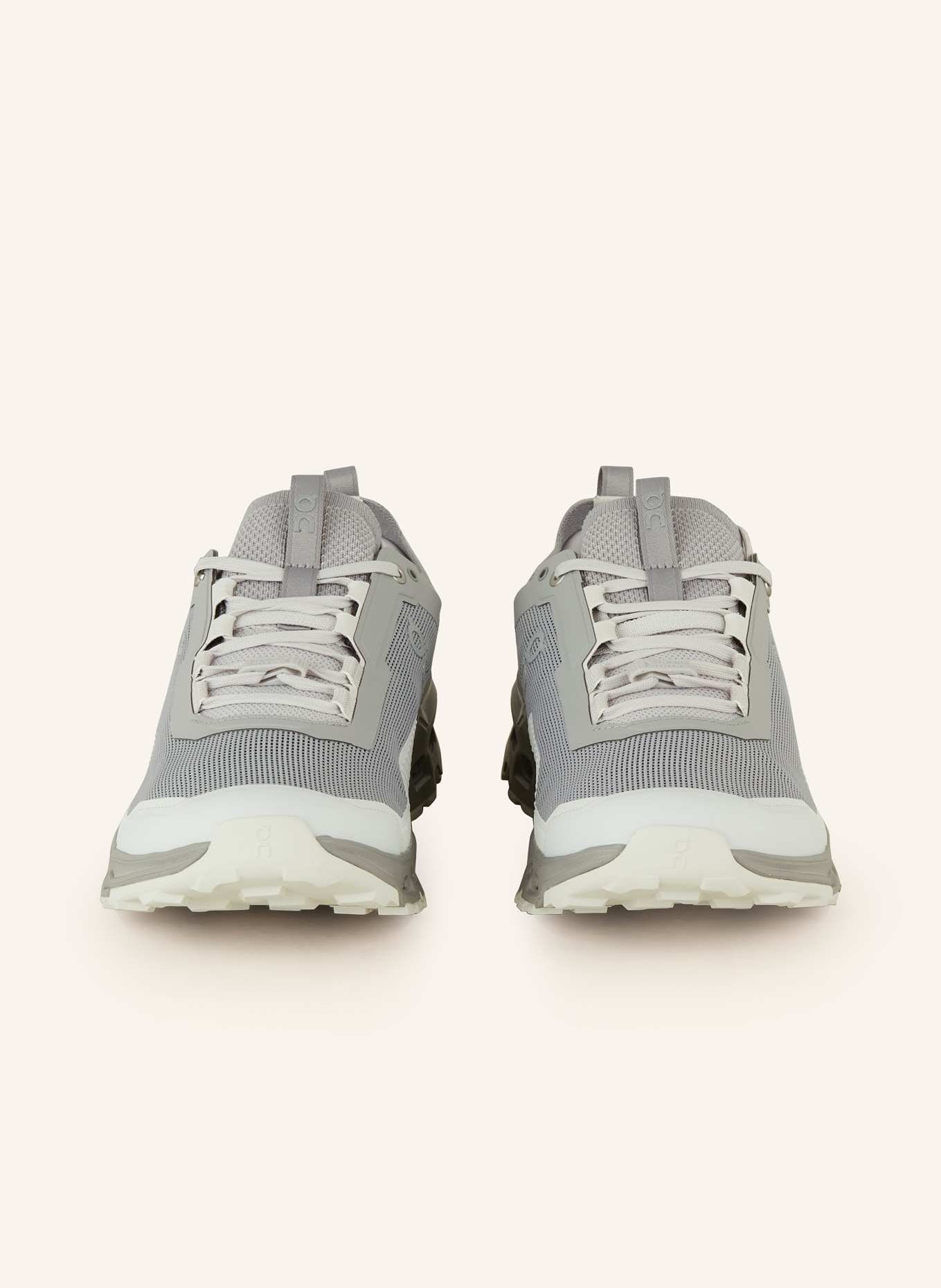 On Trail running shoes CLOUDULTRA 2, Color: LIGHT GRAY/ WHITE (Image 3)