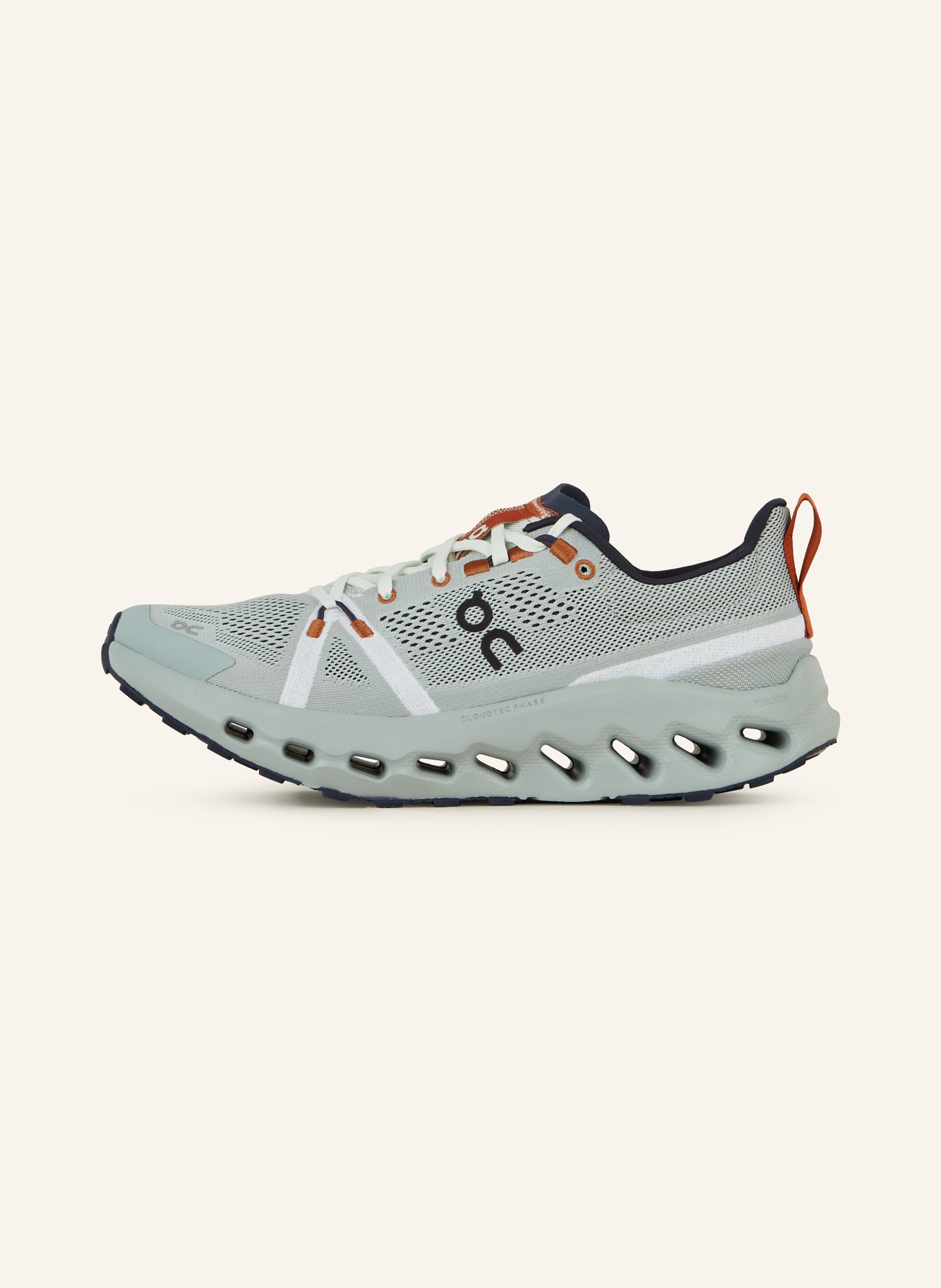 On Trail running shoes CLOUDSURFER TRAIL, Color: LIGHT GRAY (Image 4)