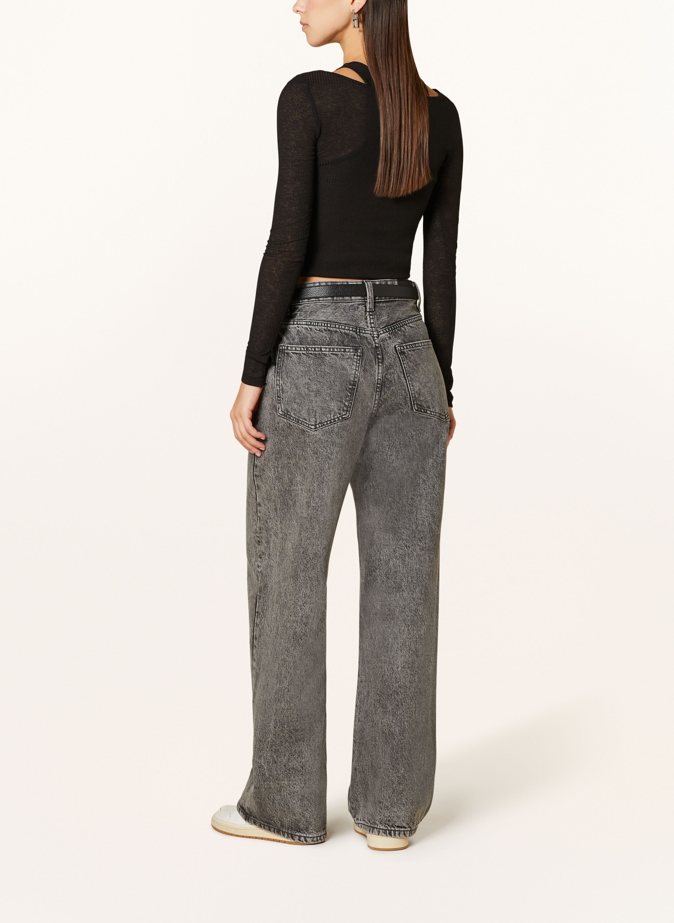 gina tricot Straight Jeans, Farbe: 8000 grey (Bild 3)