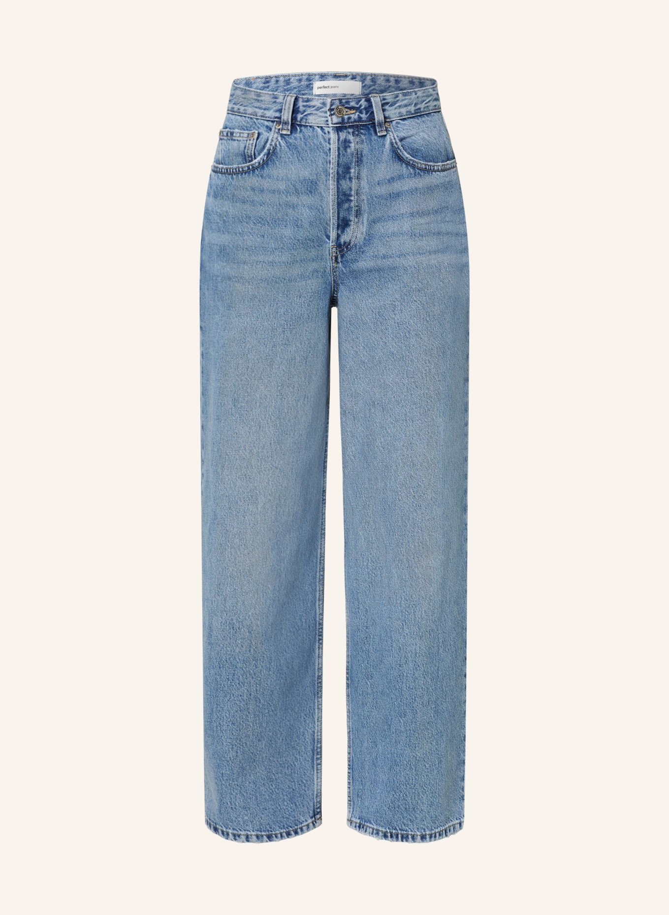 gina tricot Straight jeans, Color: 5520 Mid blue (Image 1)