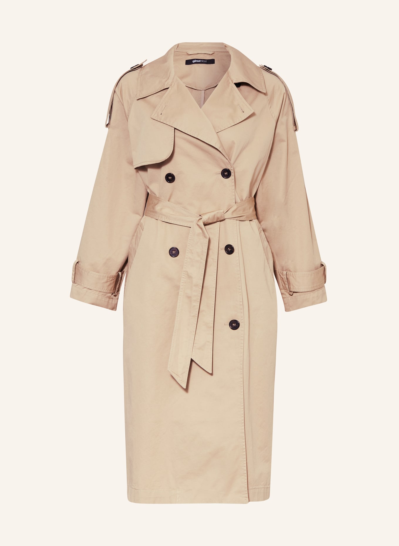gina tricot Trench coat, Color: BEIGE (Image 1)