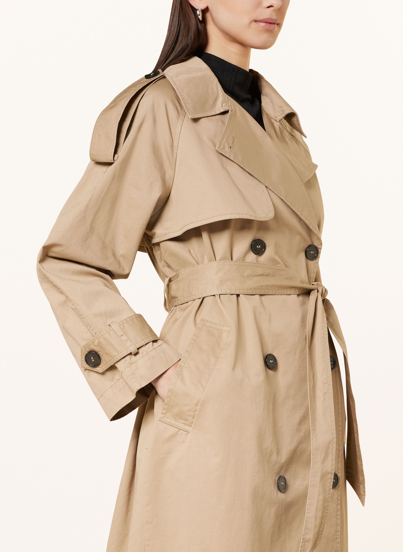 gina tricot Trench coat, Color: BEIGE (Image 4)