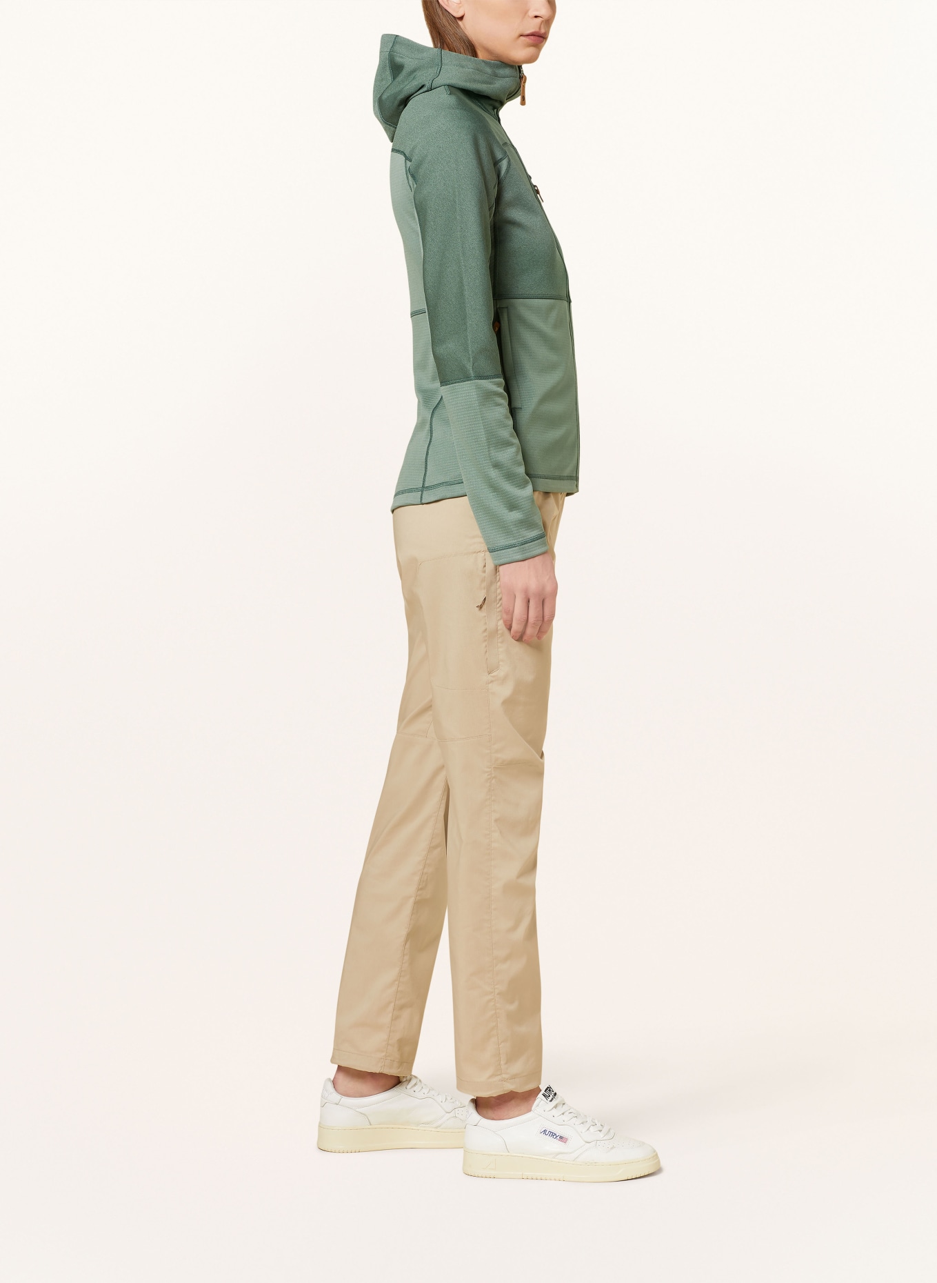 FJÄLLRÄVEN Mid-layer jacket ABISKO, Color: LIGHT GREEN (Image 4)