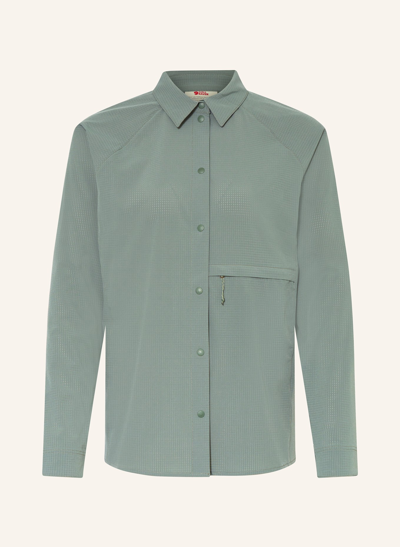 FJÄLLRÄVEN Outdoor blouse ABISKO, Color: DARK GREEN (Image 1)
