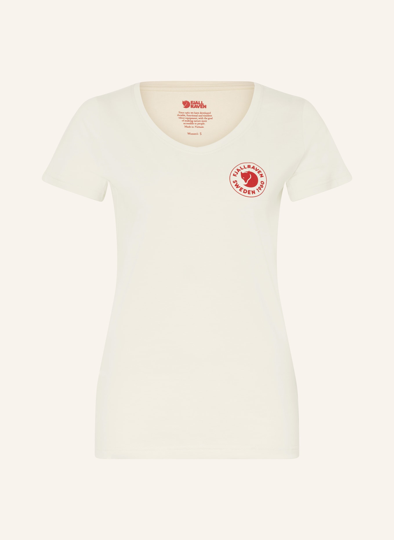 FJÄLLRÄVEN T-shirt, Kolor: KREMOWY (Obrazek 1)