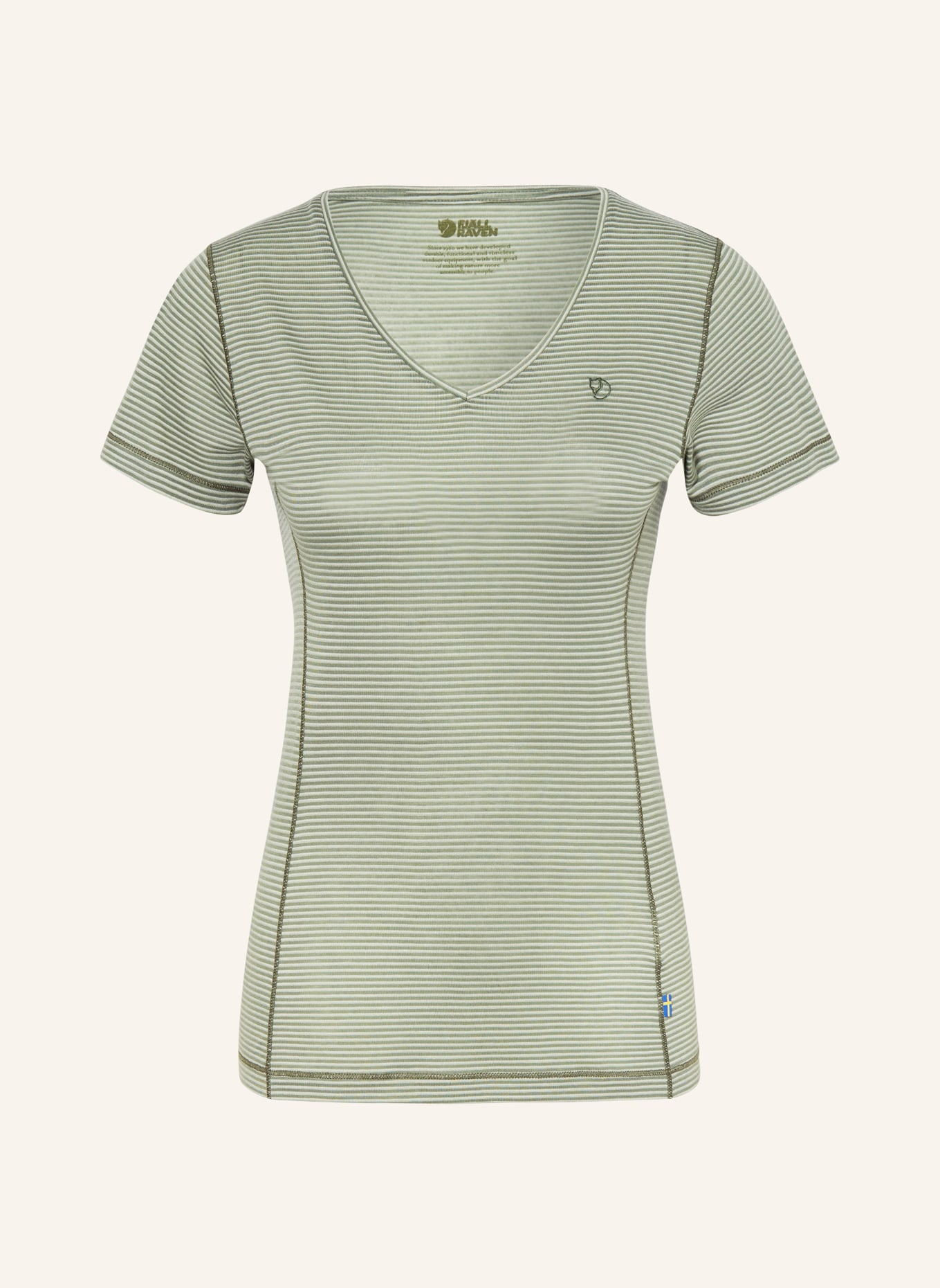 FJÄLLRÄVEN T-Shirt ABISKO COOL, Color: GREEN/ LIGHT GREEN/ MINT (Image 1)