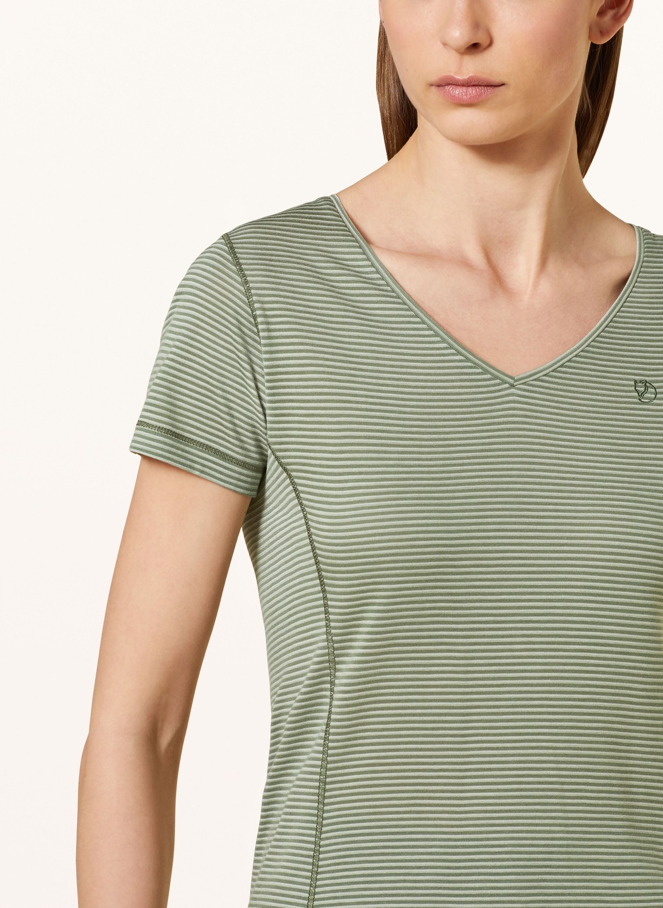 FJÄLLRÄVEN T-Shirt ABISKO COOL, Color: GREEN/ LIGHT GREEN/ MINT (Image 4)