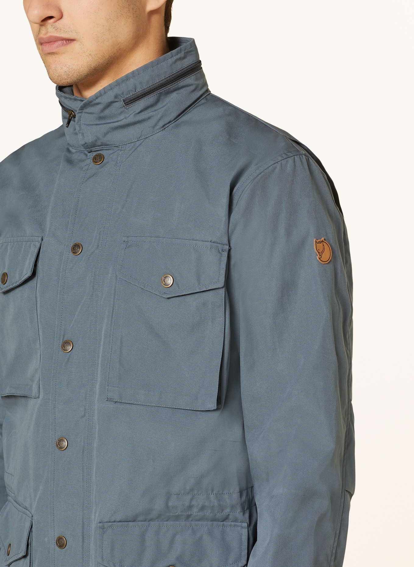 FJÄLLRÄVEN Outdoor jacket RÄVEN, Color: BLUE GRAY (Image 4)
