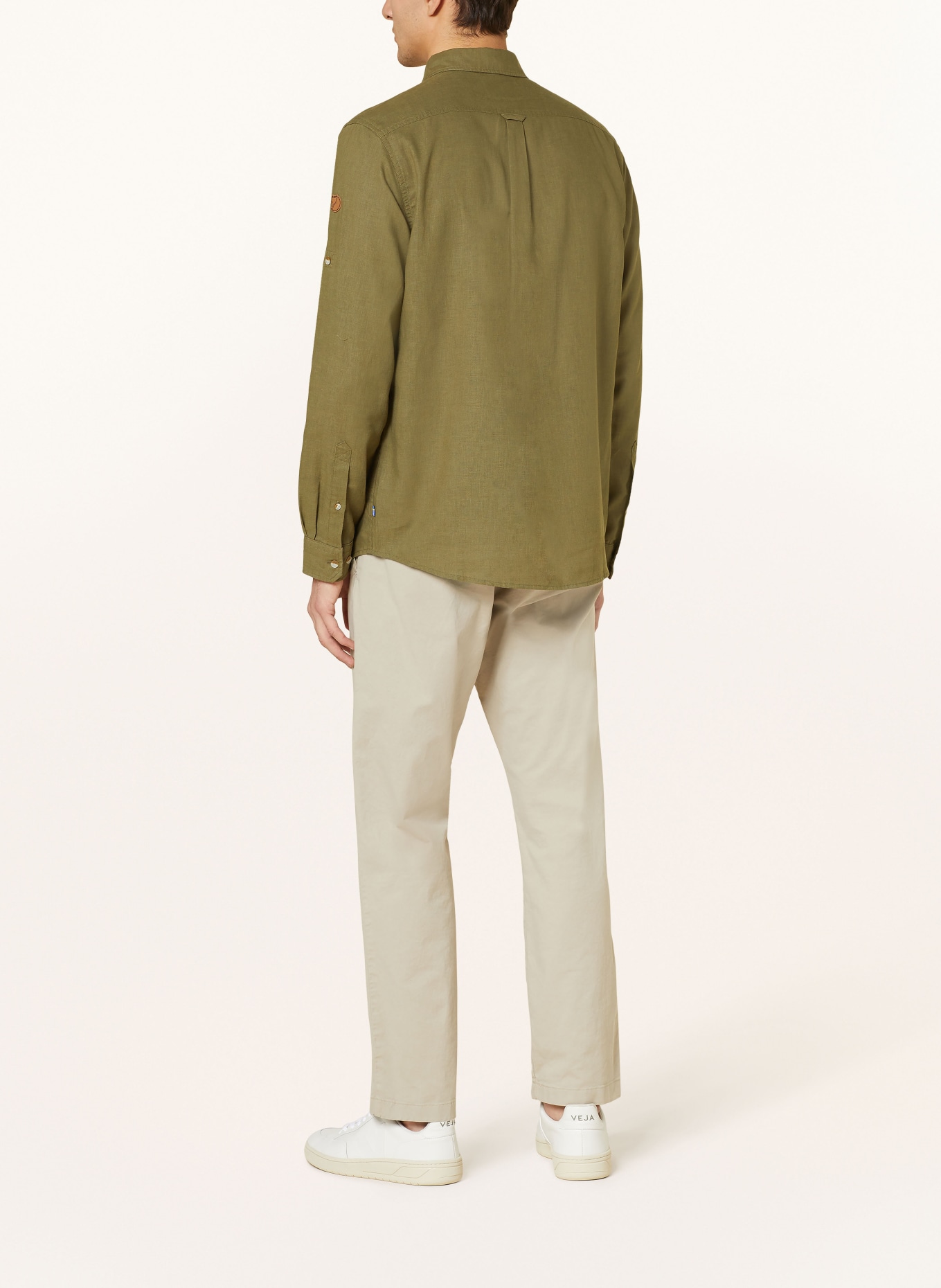 FJÄLLRÄVEN Outdoor shirt relaxed fit, Color: KHAKI (Image 3)
