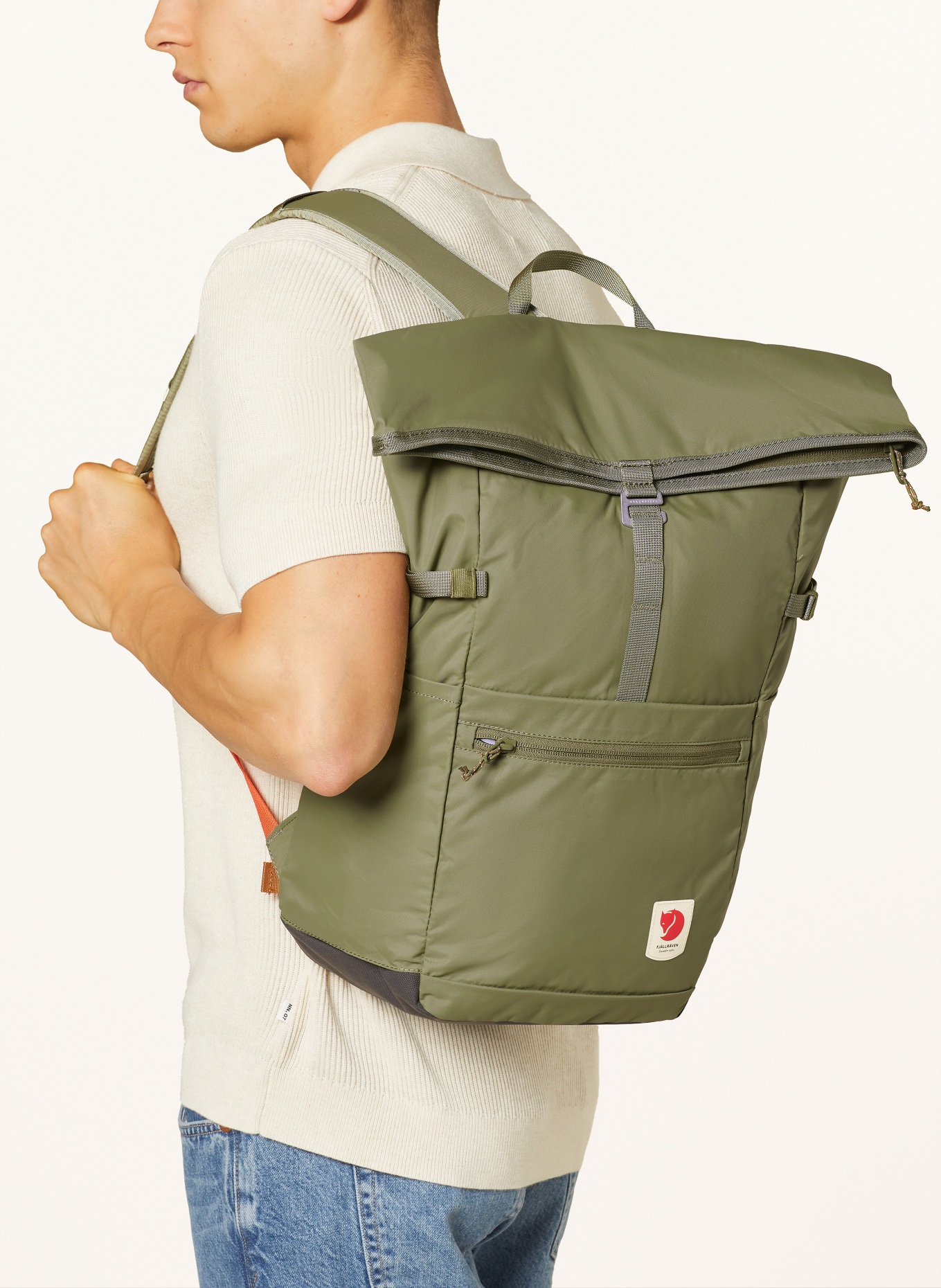 FJÄLLRÄVEN Backpack HIGH COAST FOLDSACK 24 l, Color: OLIVE (Image 4)