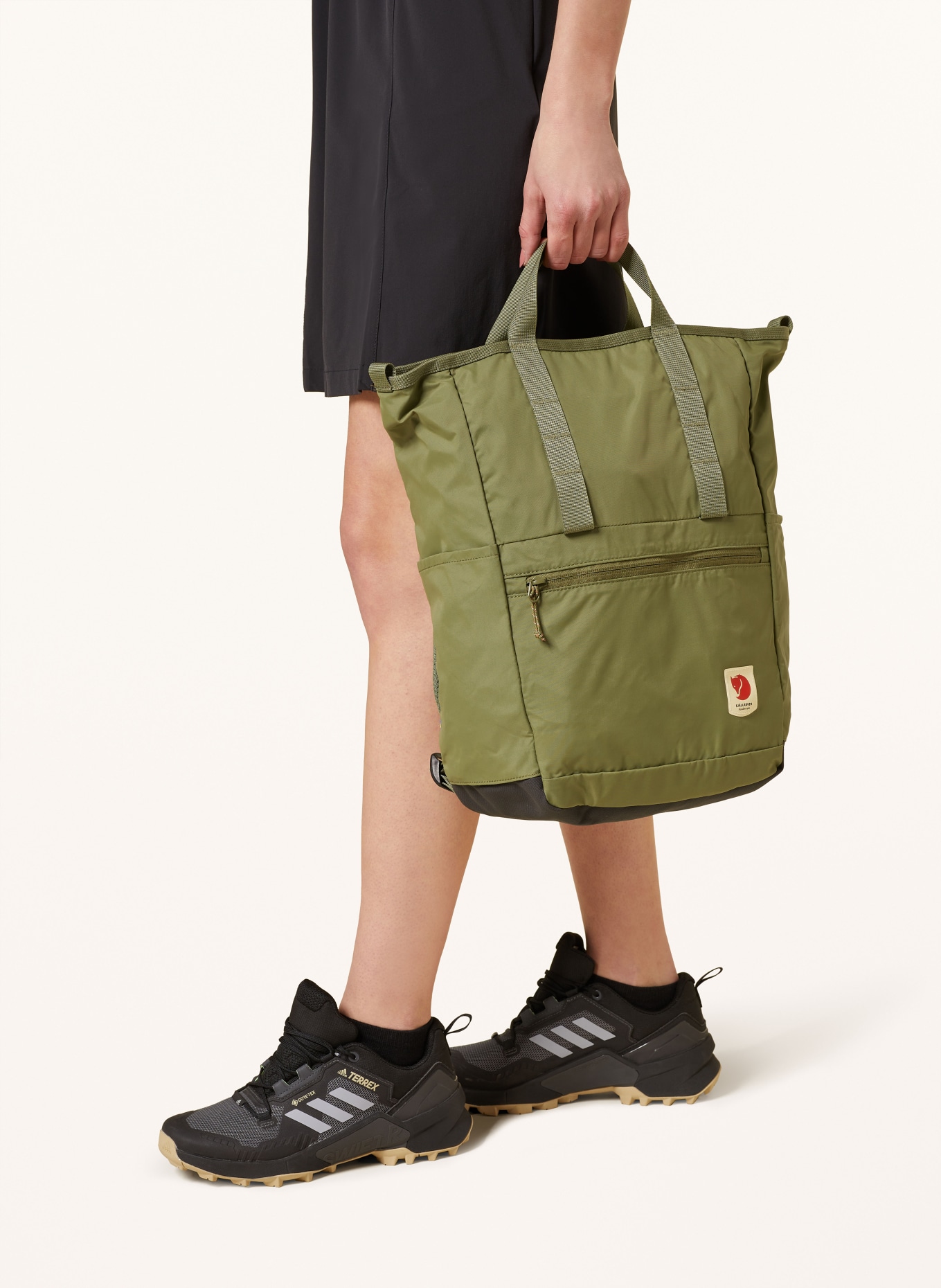 FJÄLLRÄVEN Backpack HIGH COAST, Color: OLIVE (Image 4)