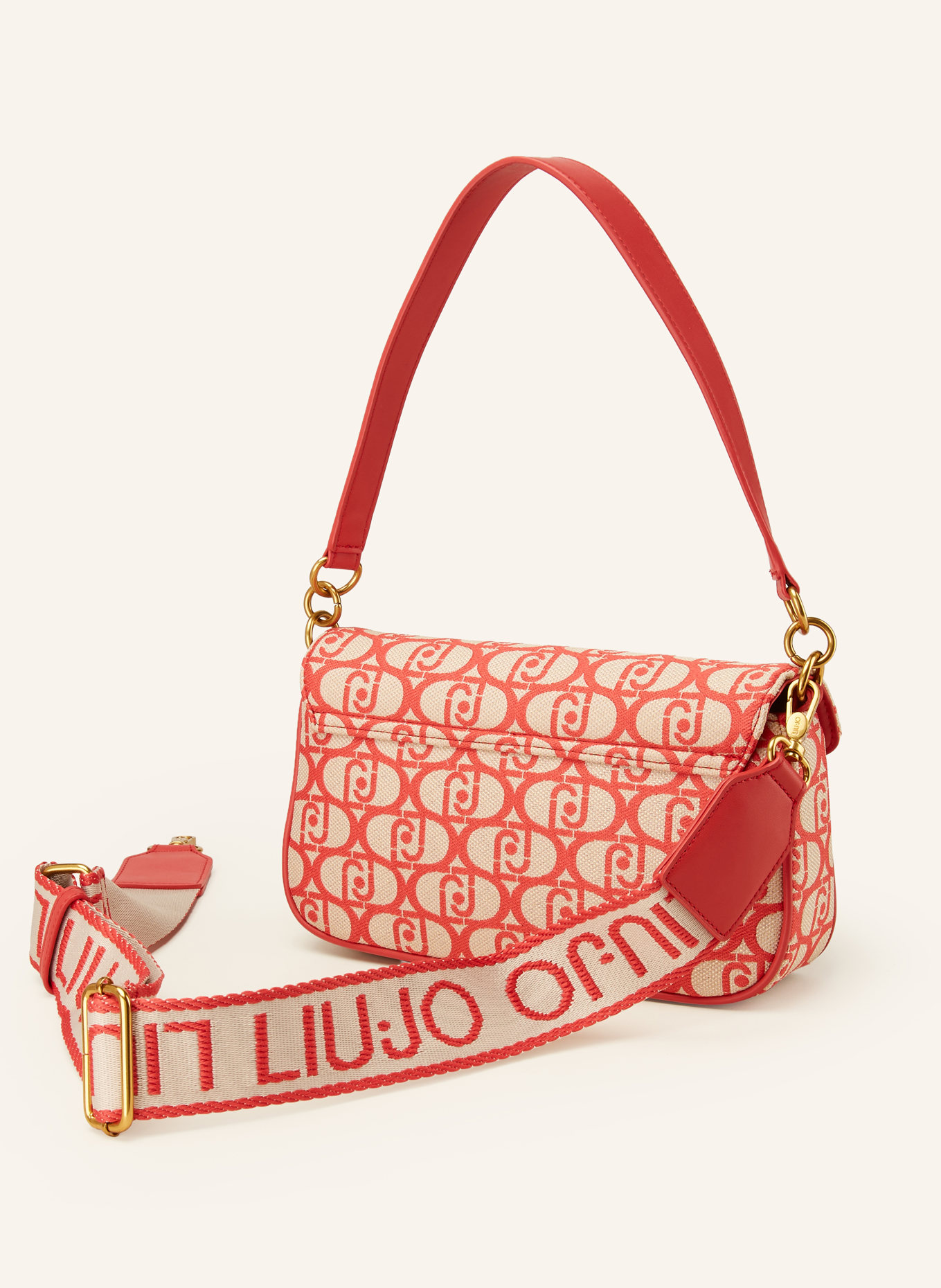 LIU JO Crossbody bag, Color: LIGHT BROWN/ RED (Image 2)