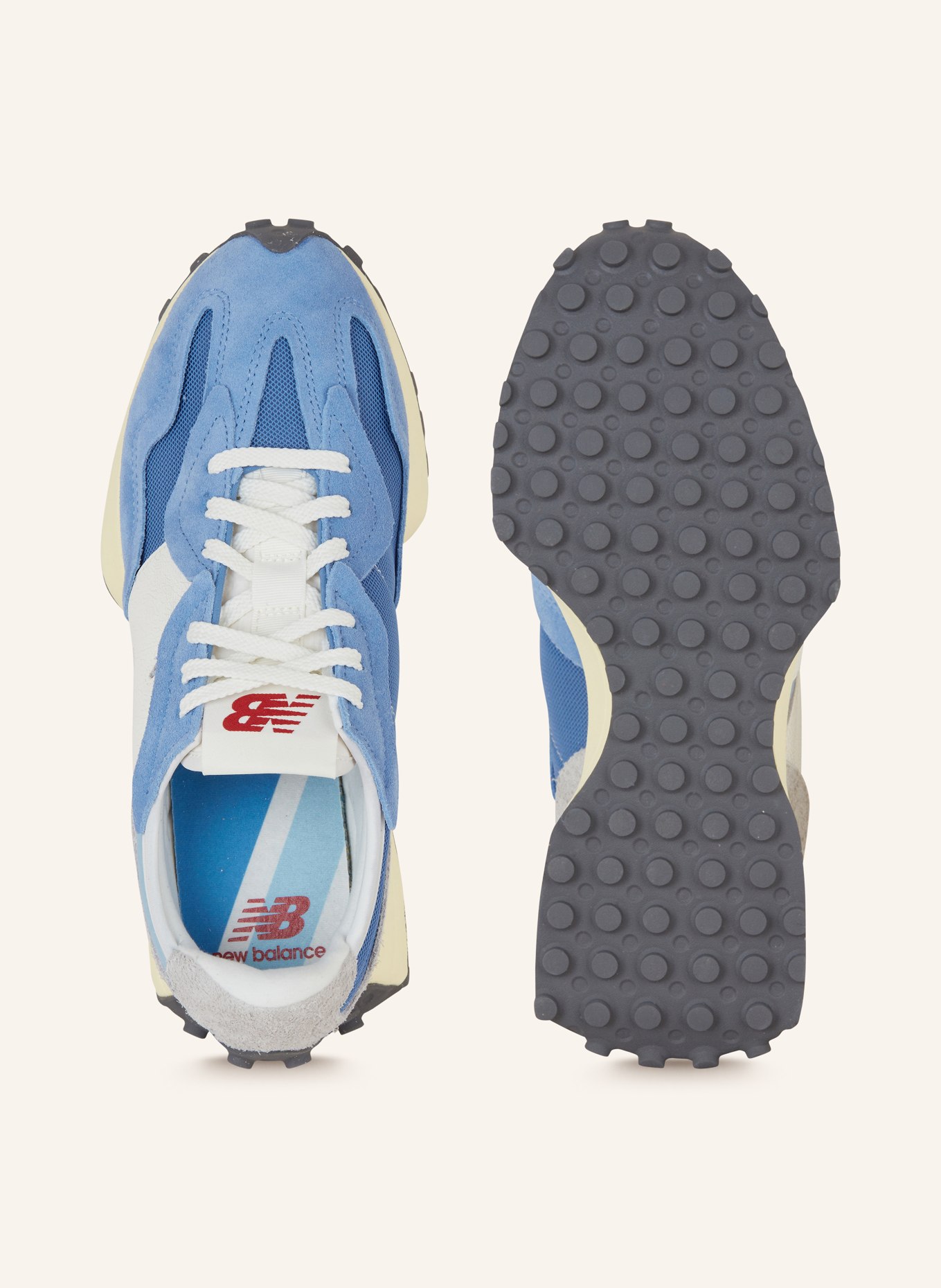 new balance Sneakers 327, Color: LIGHT BLUE/ LIGHT GRAY (Image 5)