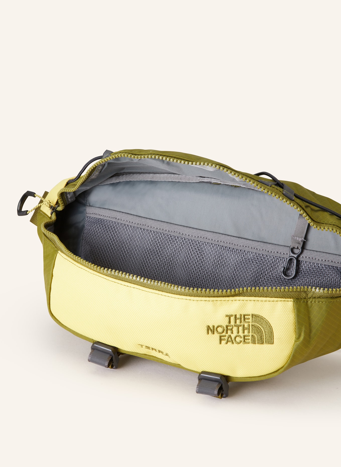 THE NORTH FACE Ledvinka TERRA LUMBAR 6 l: OLIVOVÁ / ŽLUTÁ