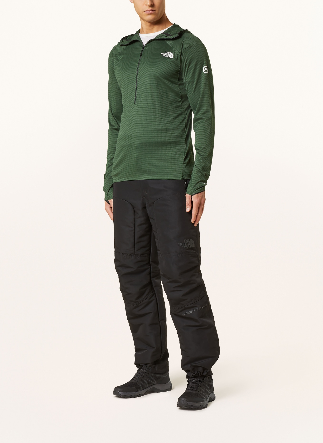 THE NORTH FACE Hoodie SUMMIT DIRECT SUN, Color: DARK GREEN (Image 2)