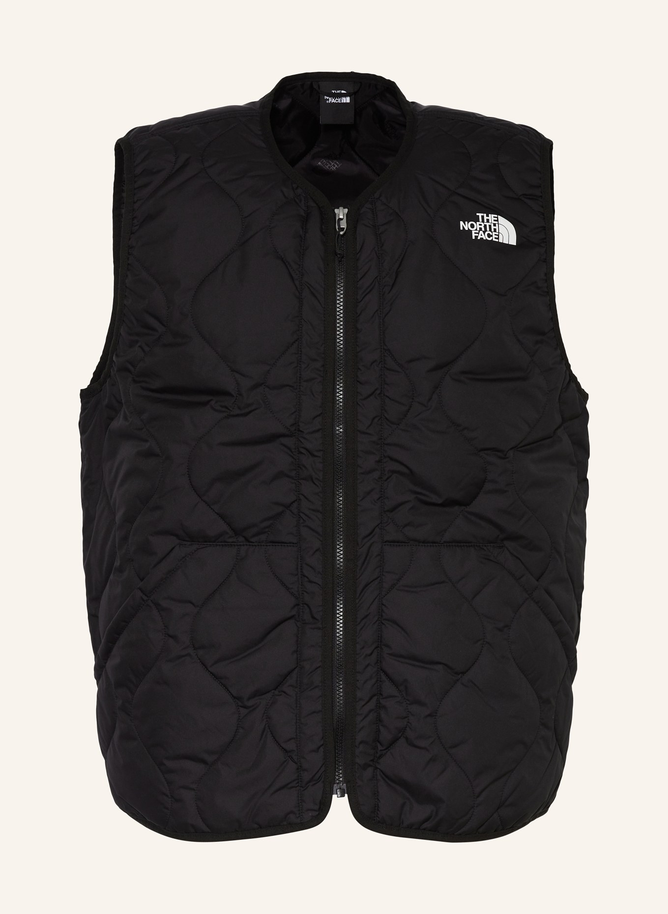 THE NORTH FACE Quilted vest AMPATO, Color: BLACK (Image 1)