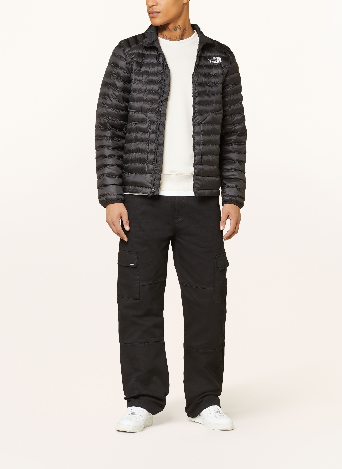 THE NORTH FACE Quilted jacket HUILA, Color: BLACK (Image 2)