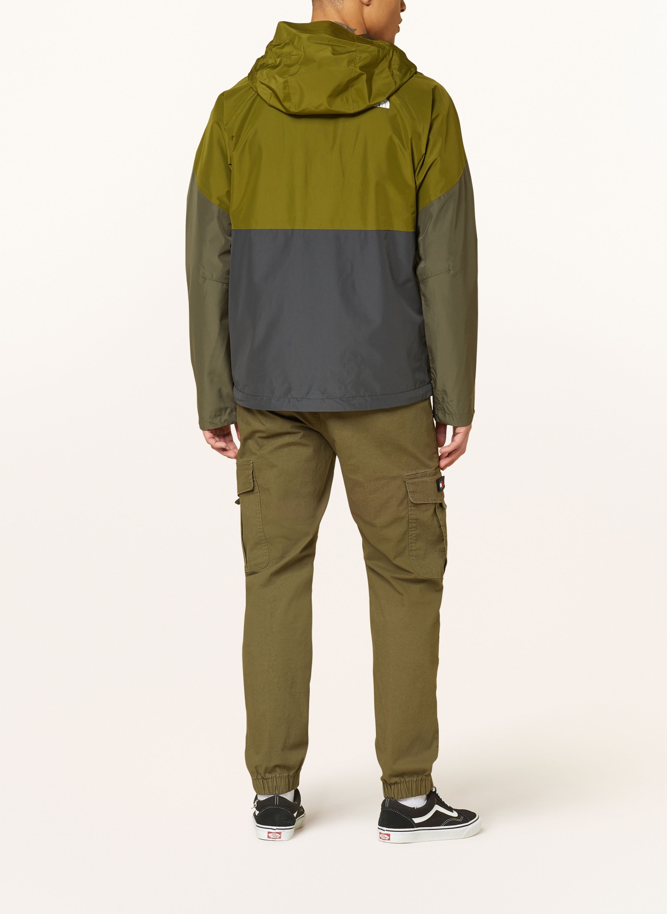 THE NORTH FACE Rain jacket LIGHTNING, Color: DARK GRAY/ OLIVE/ TAUPE (Image 3)