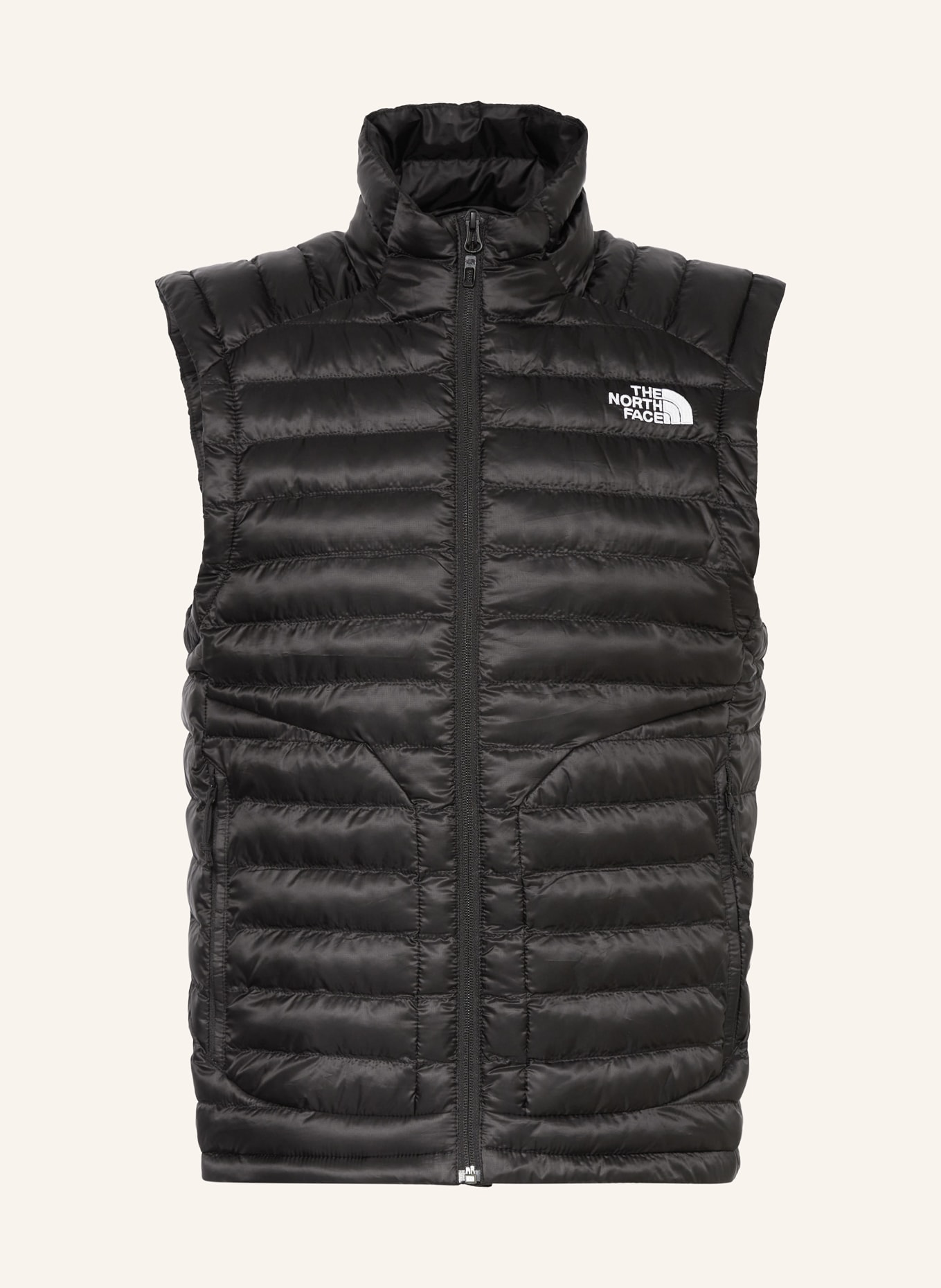 THE NORTH FACE Quilted vest HUILA, Color: BLACK (Image 1)