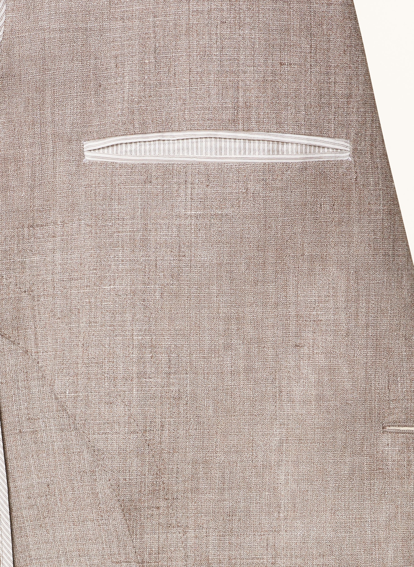 GIORGIO ARMANI Anzug SOHO Extra Slim Fit mit Leinen, Farbe: TAUPE (Bild 8)